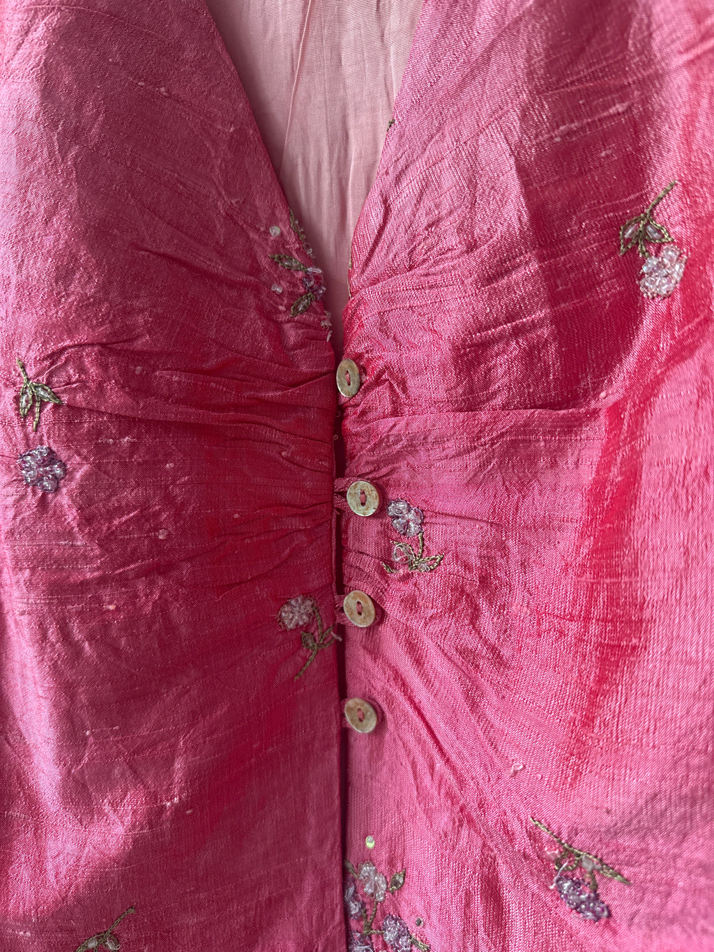 Tara Jarmon Pink Silk Vest Top