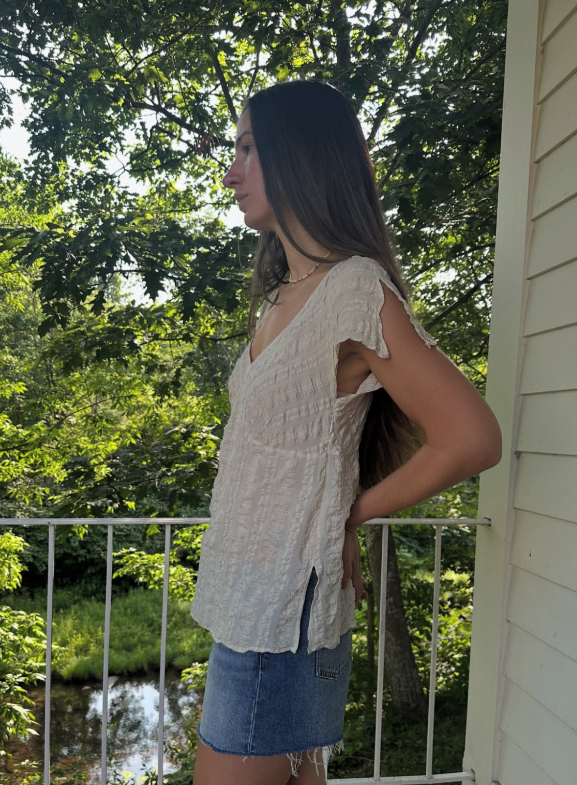Escada Sport Silk Ivory Blouse