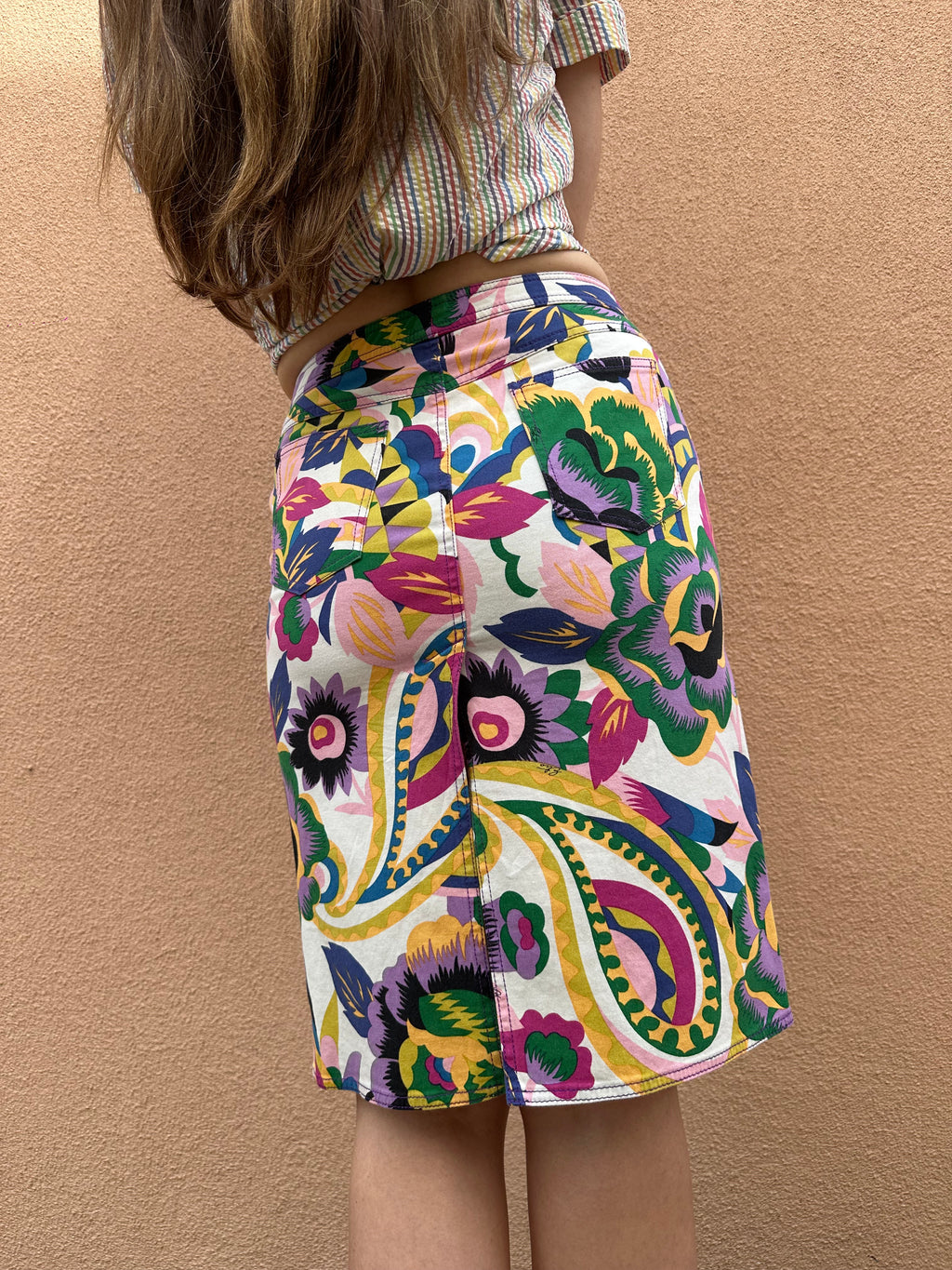 Etro Printed Pencil Skirt