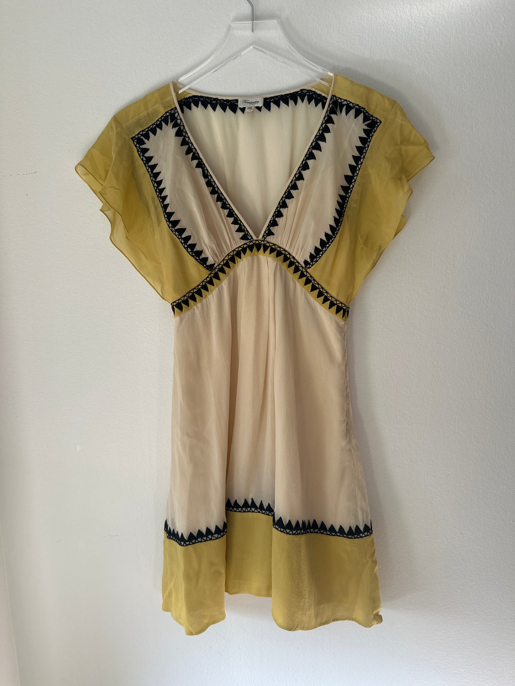 Temperly London Silk Mini Dress