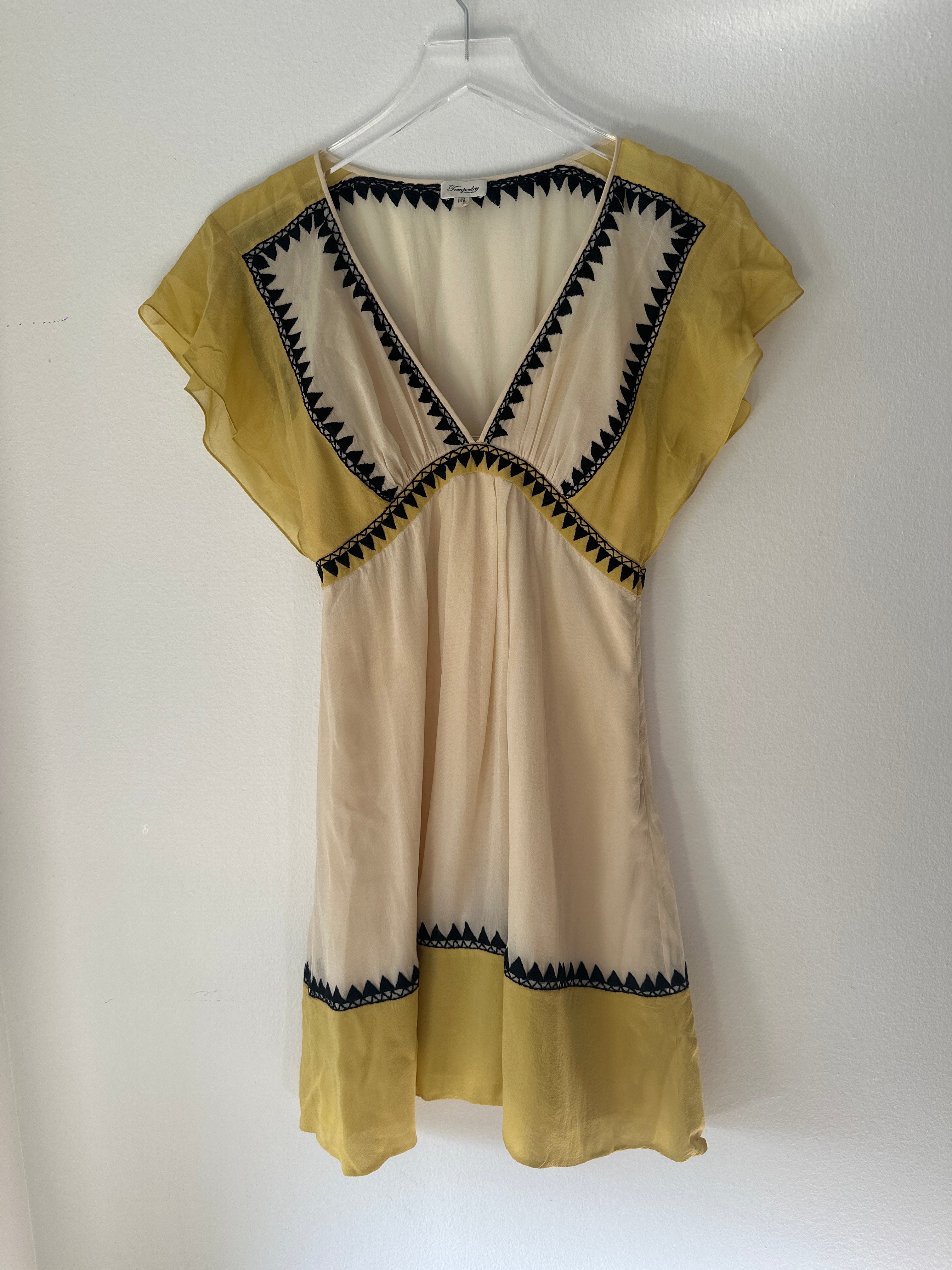 Temperly London Silk Mini Dress