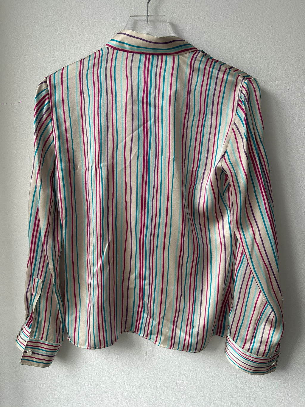 Emporio Armani Striped Silk Button Down
