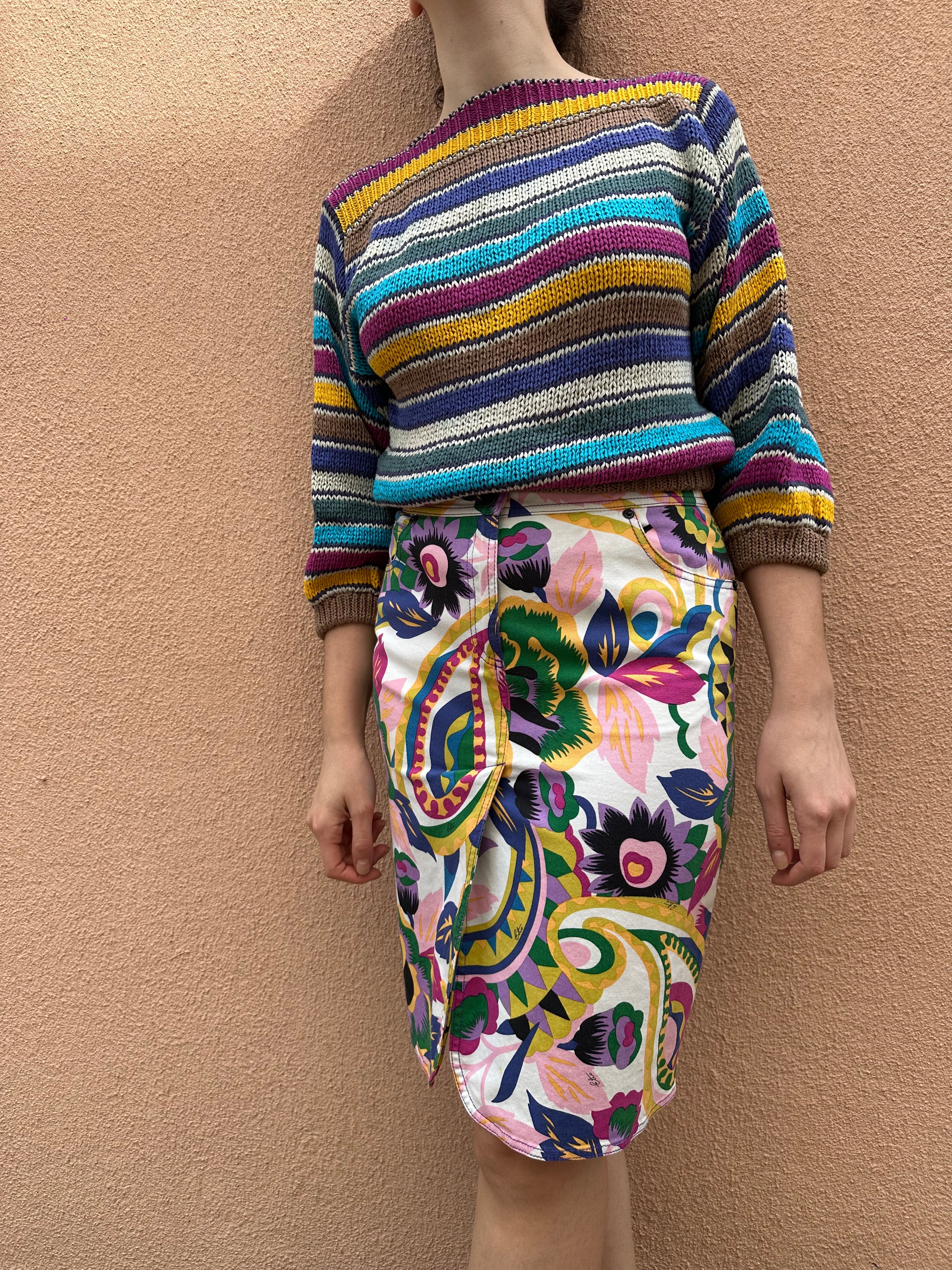 Escada Striped Sweater