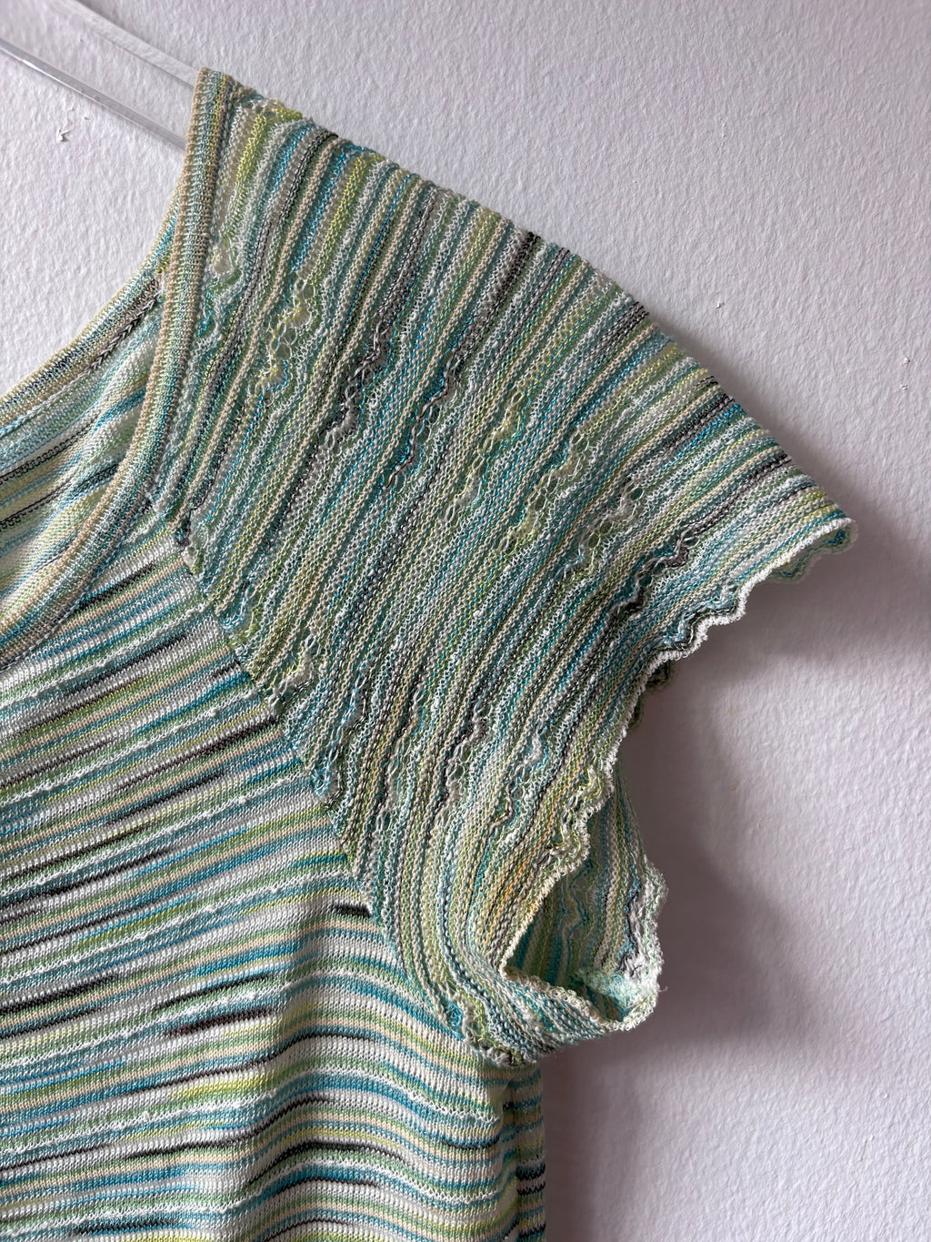 M Missoni Seafoam Knit Top