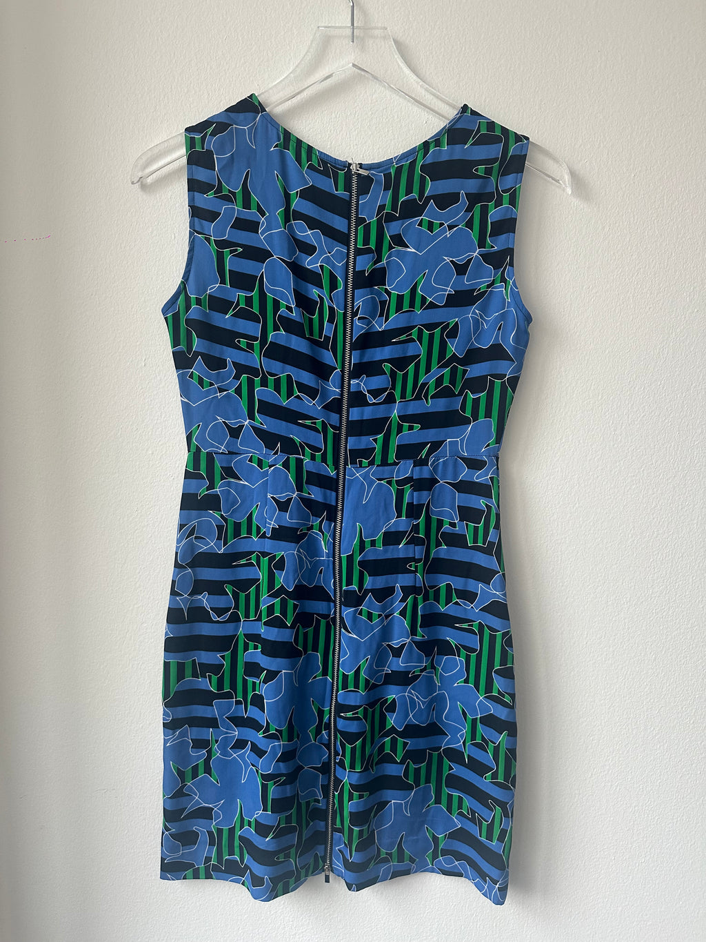 DVF Silk Lily Printed Mini Dress