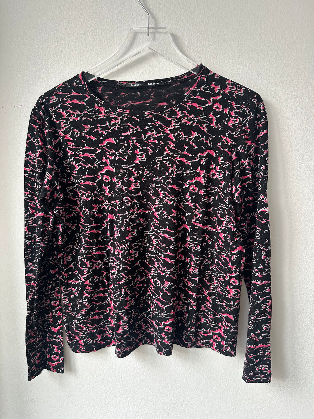 Proenza Schouler Printed Long Sleeve Top