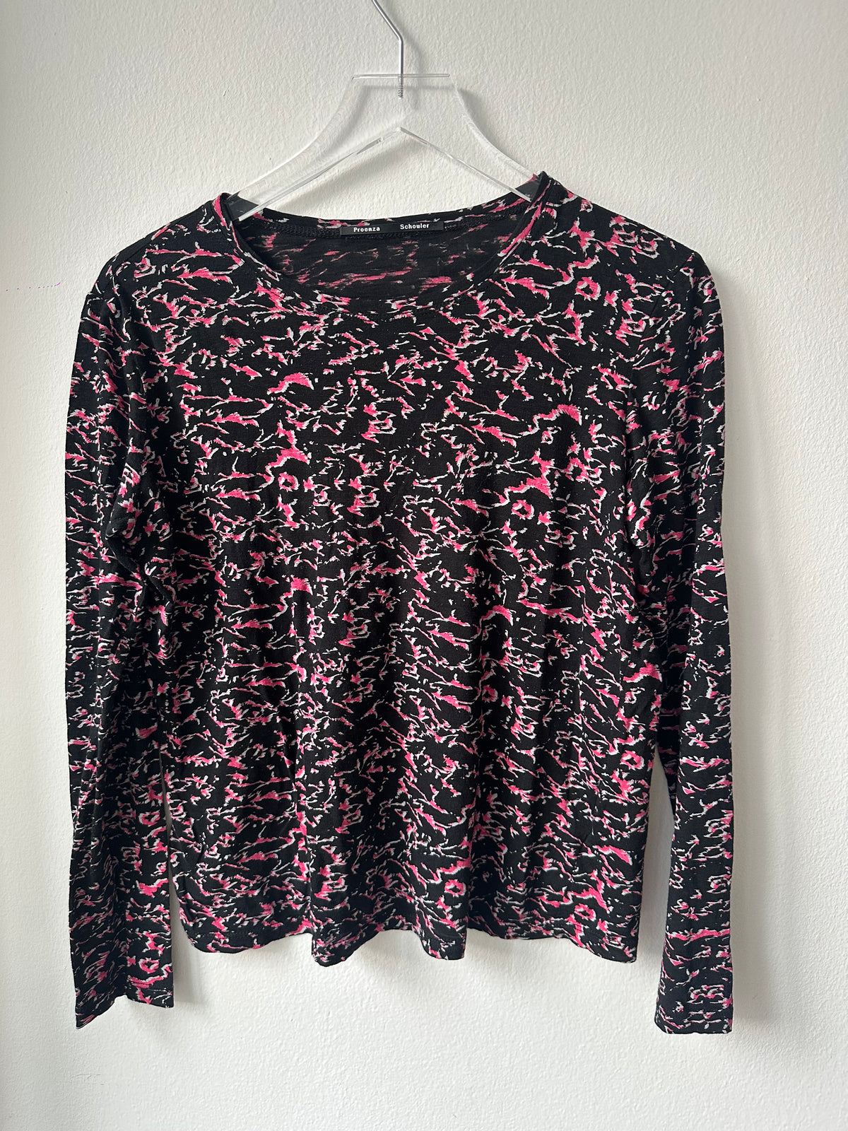 Proenza Schouler Printed Long Sleeve Top
