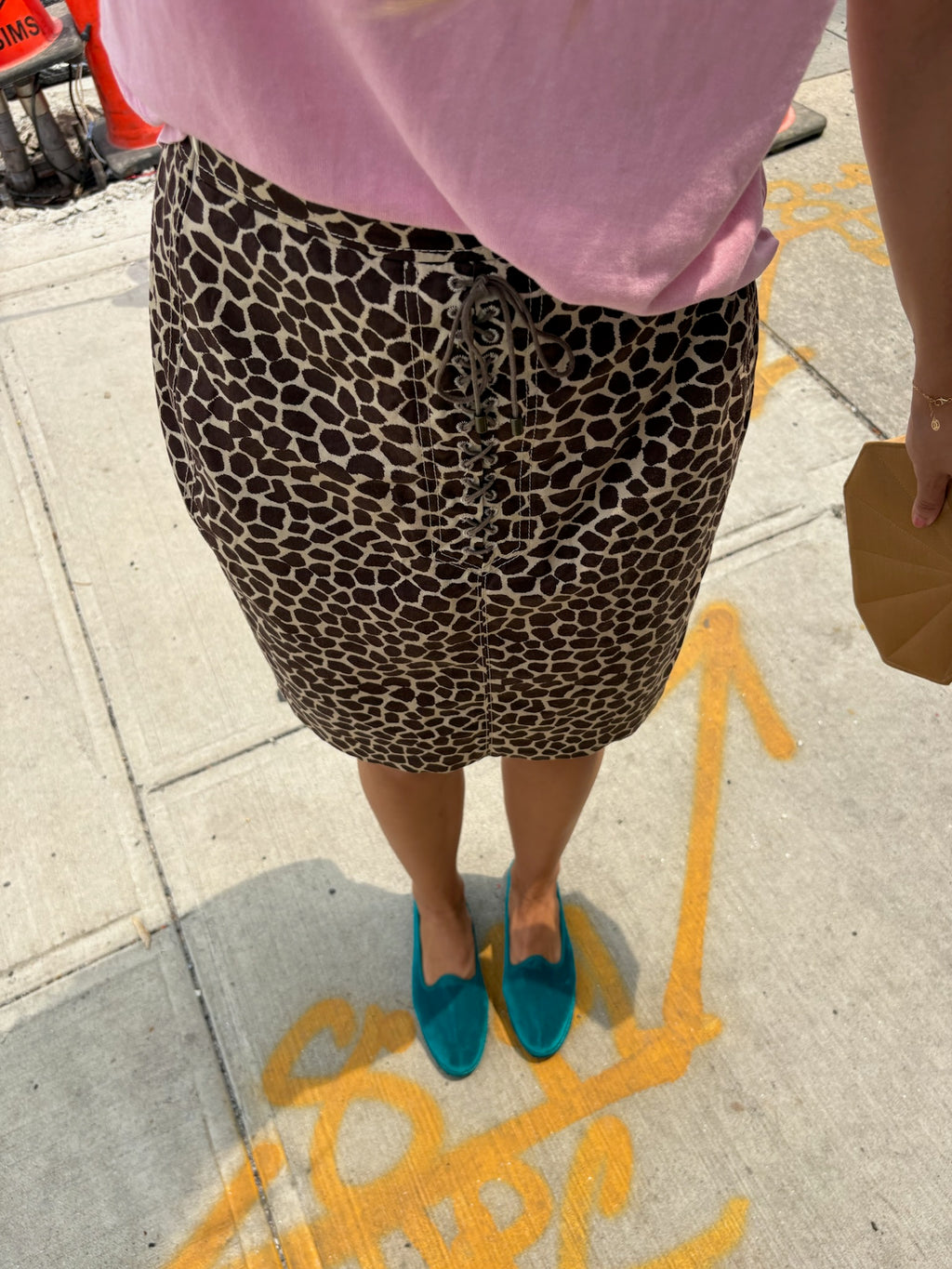 Akris Giraffe Print Skirt