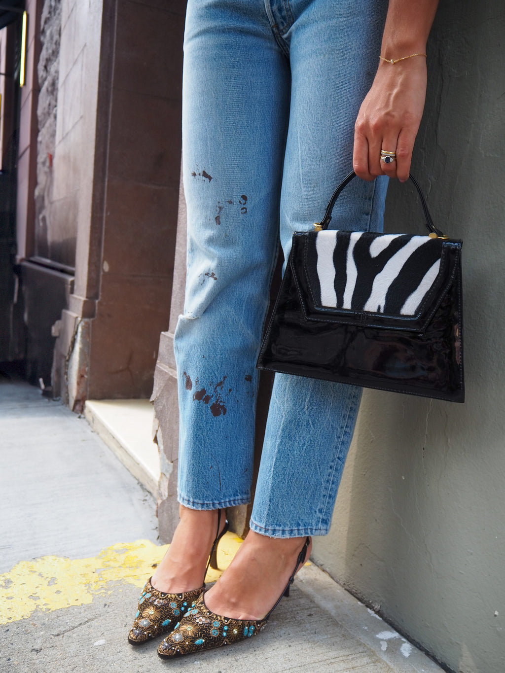 Levi's Paint Splatter 90s Jeans