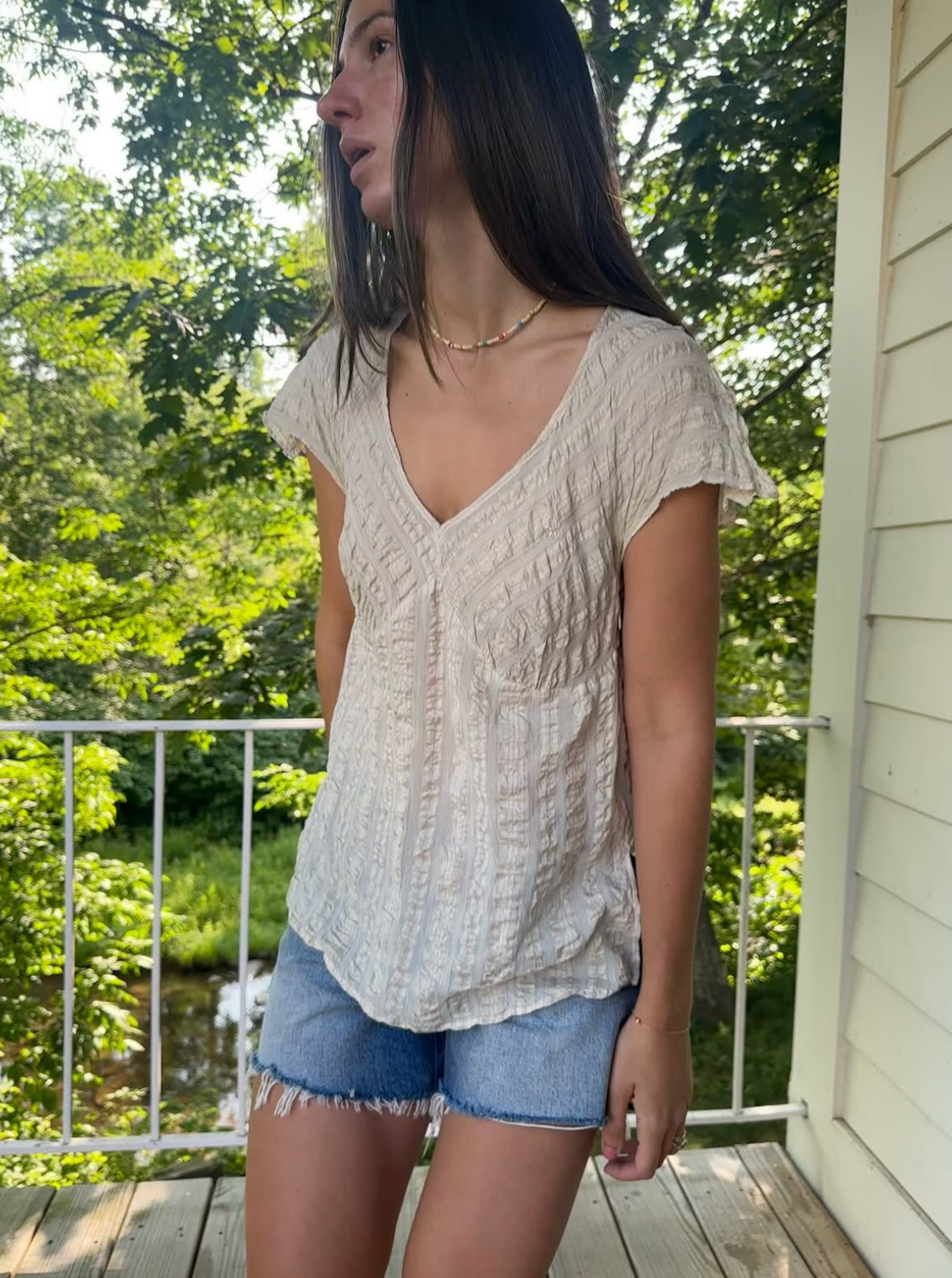 Escada Sport Silk Ivory Blouse