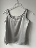 Escada Satin Silver Tank