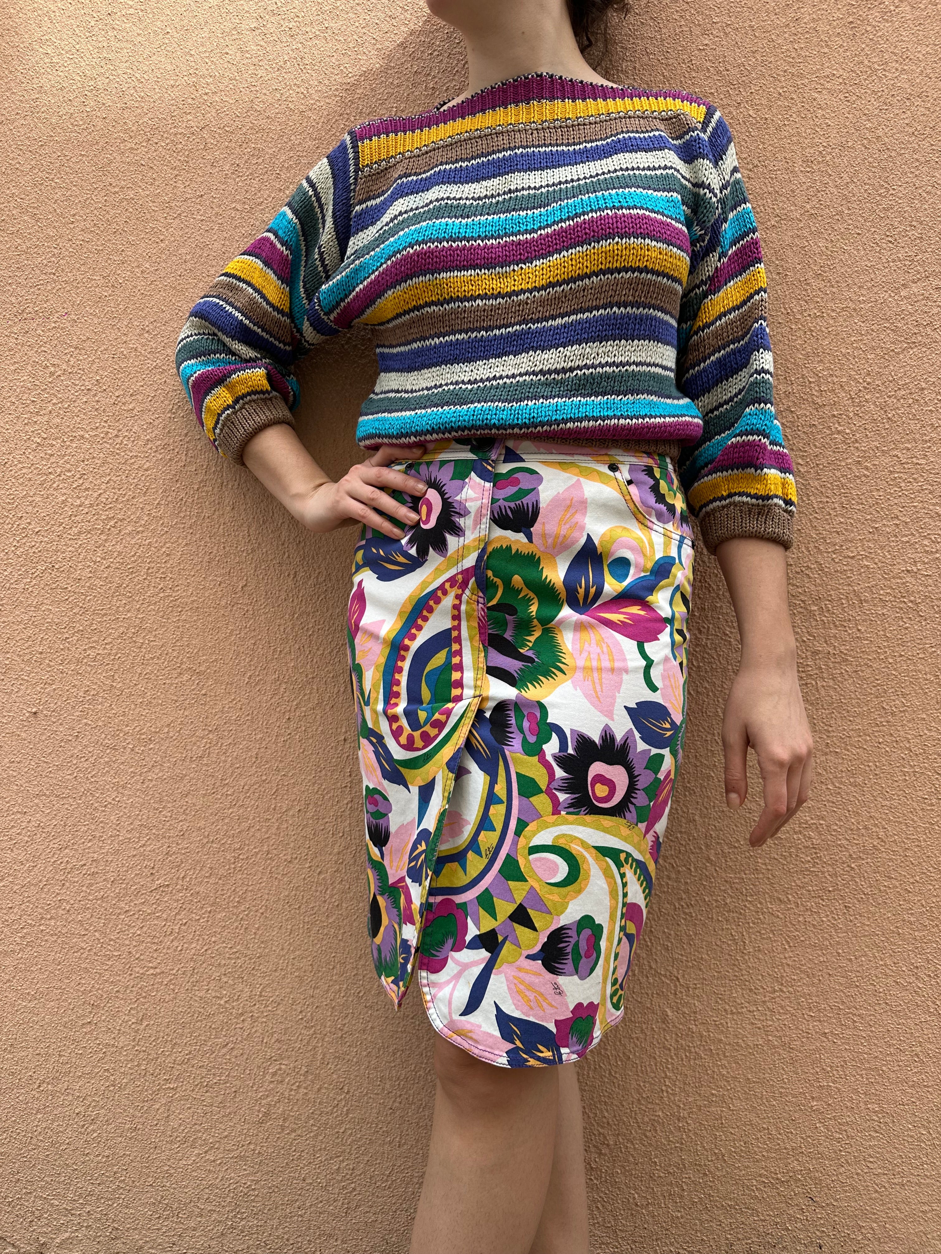 Escada Striped Sweater
