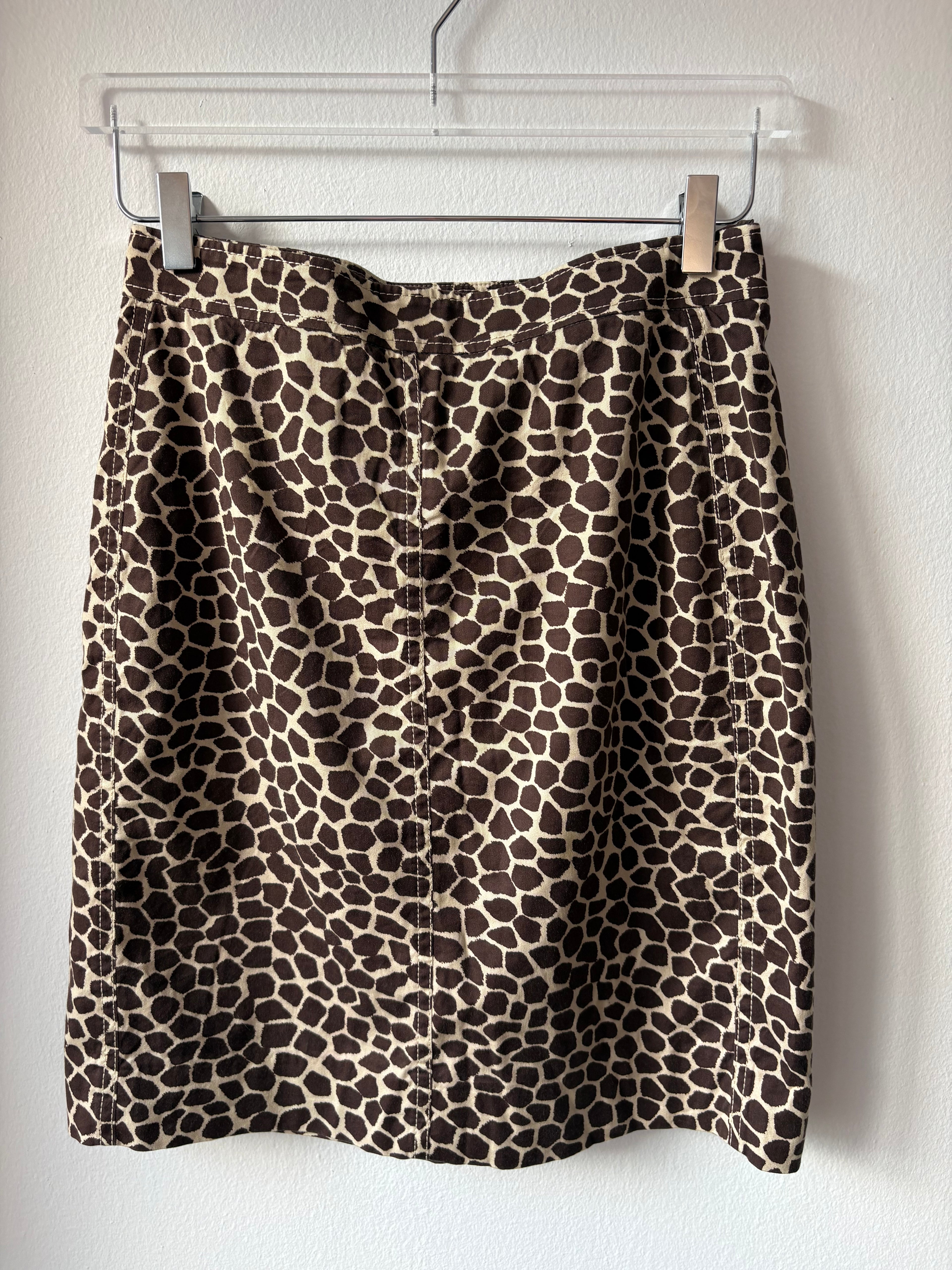 Akris Giraffe Print Skirt