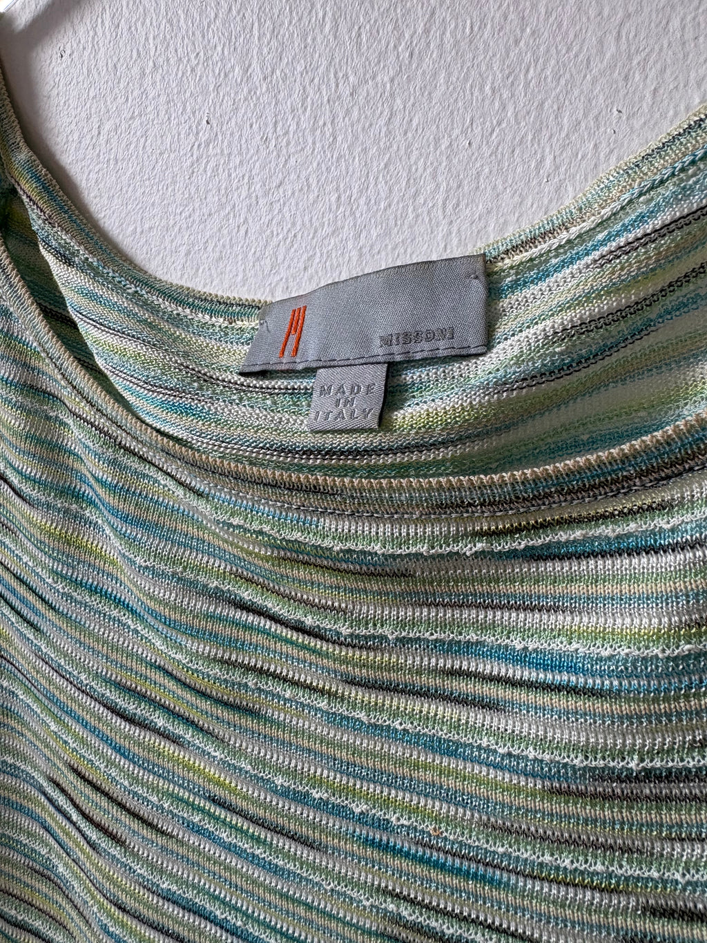 M Missoni Seafoam Knit Top