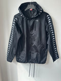 Kappa Black Windbreaker Jacket