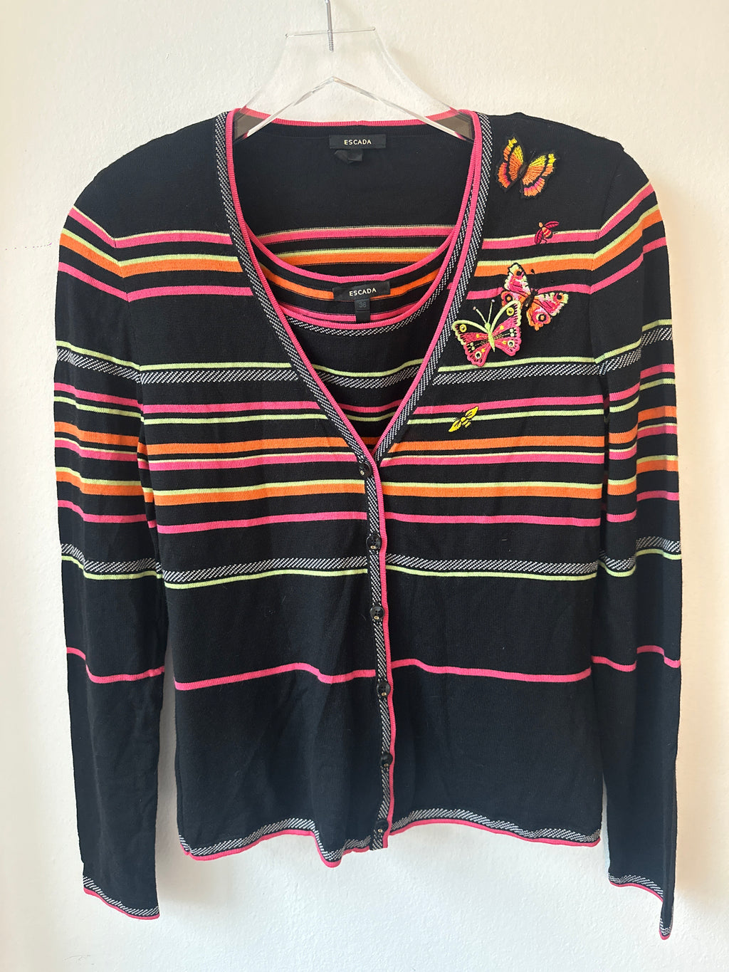 ESCADA Butterfly Sweater Set