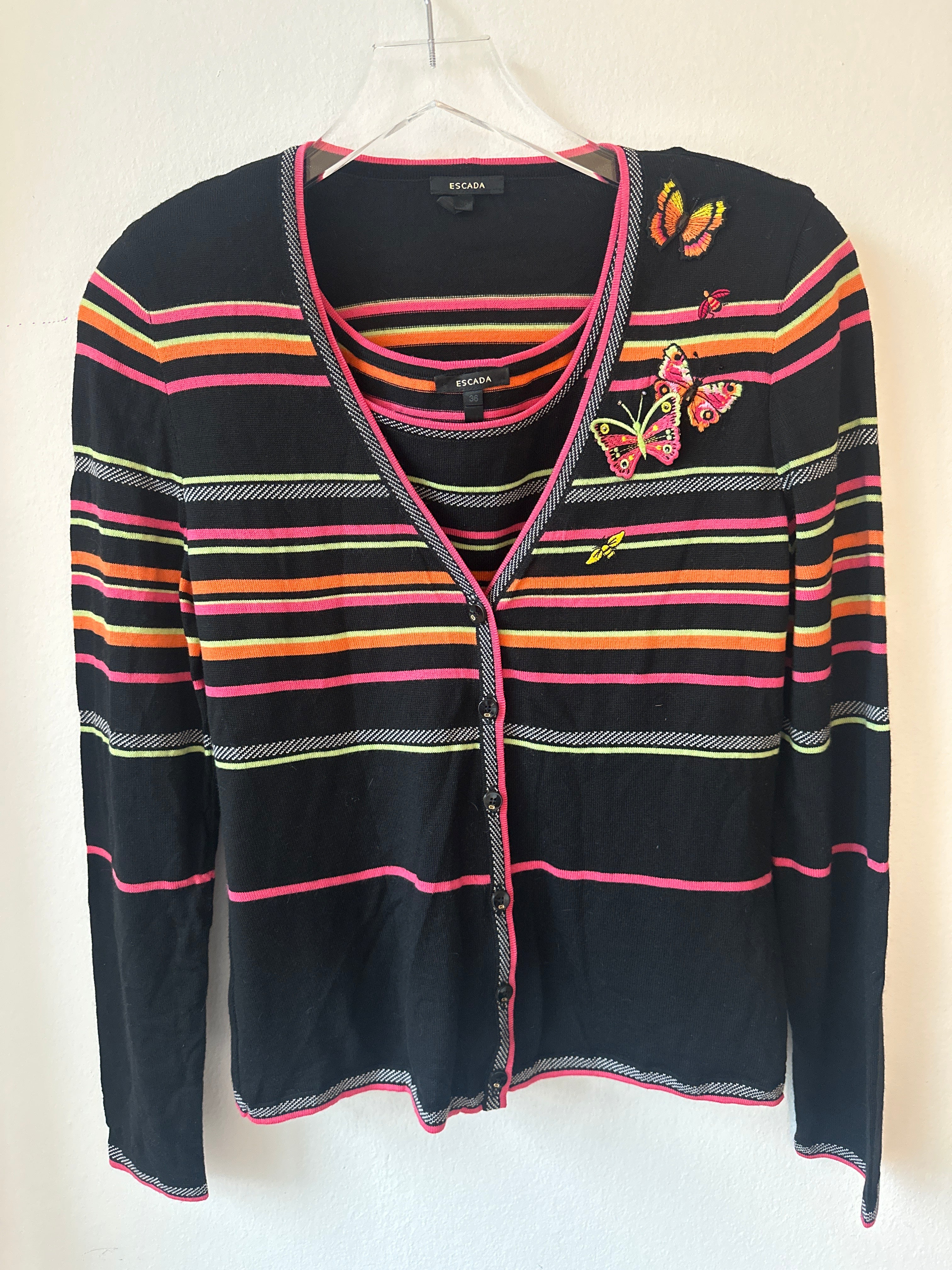 ESCADA Butterfly Sweater Set