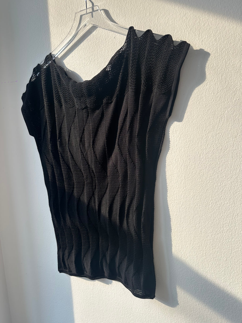 M Missoni Scalloped Knit Top