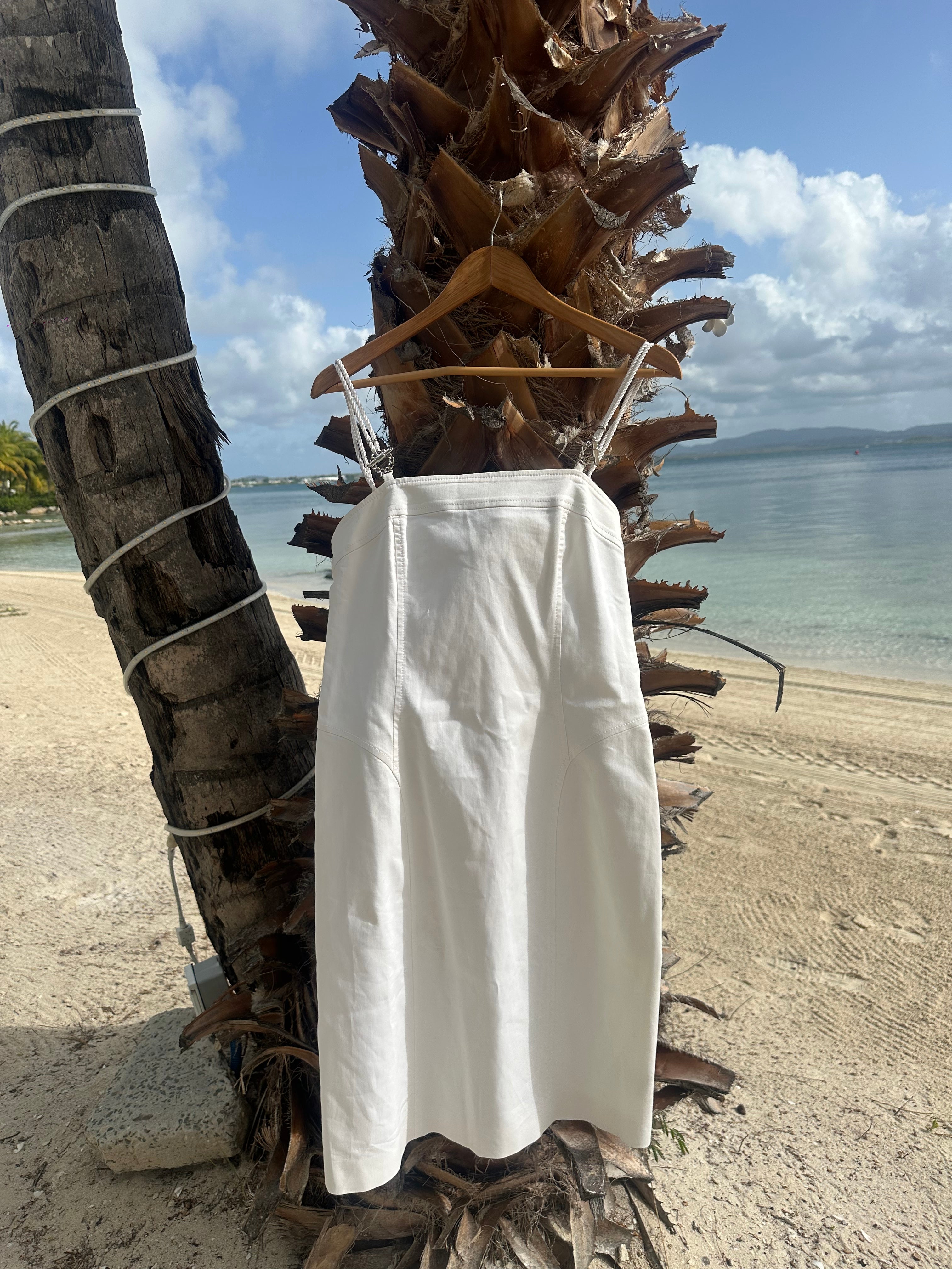Escada White Mini Dress