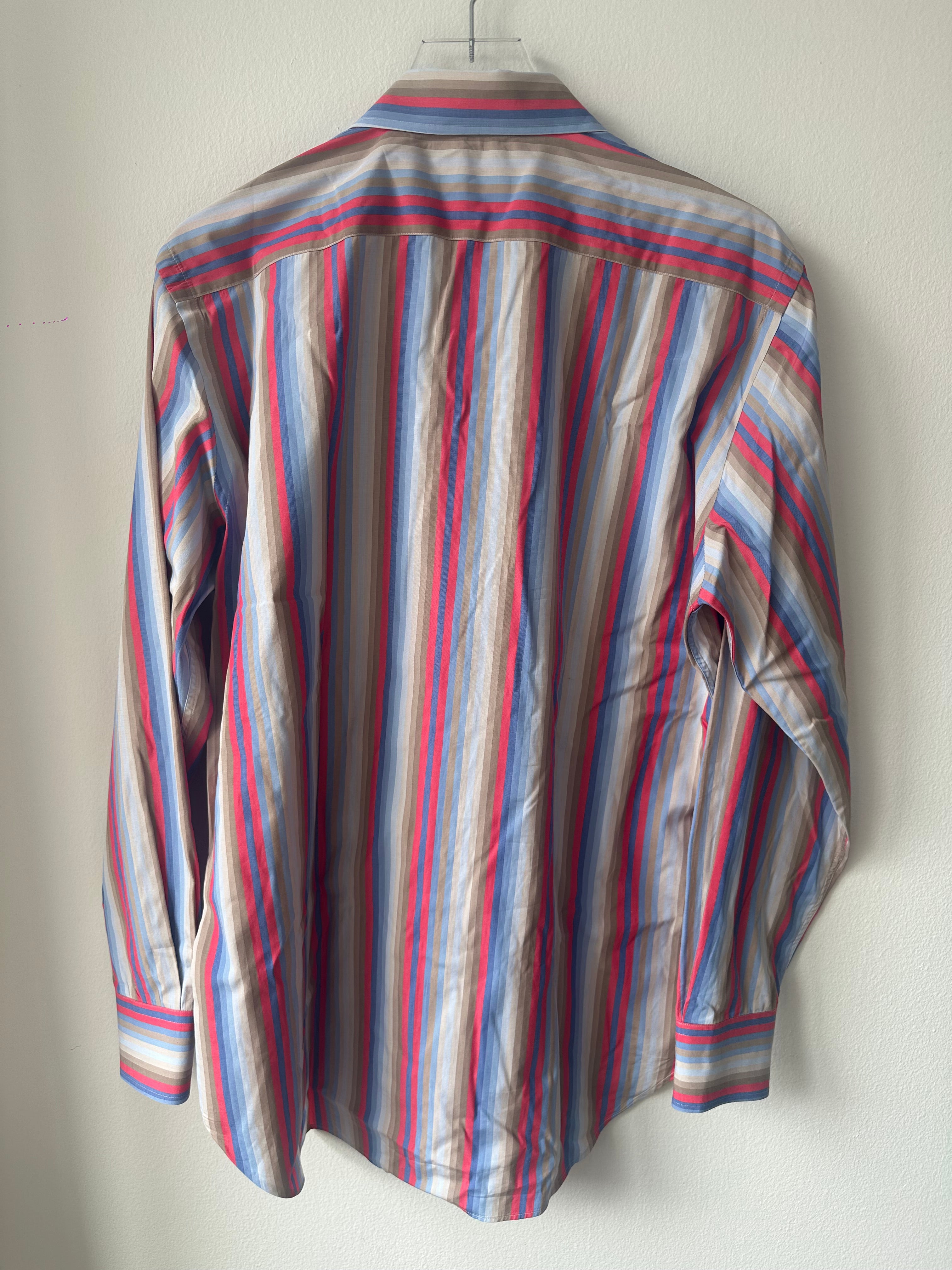 ETRO Men’s Striped Red Button Down