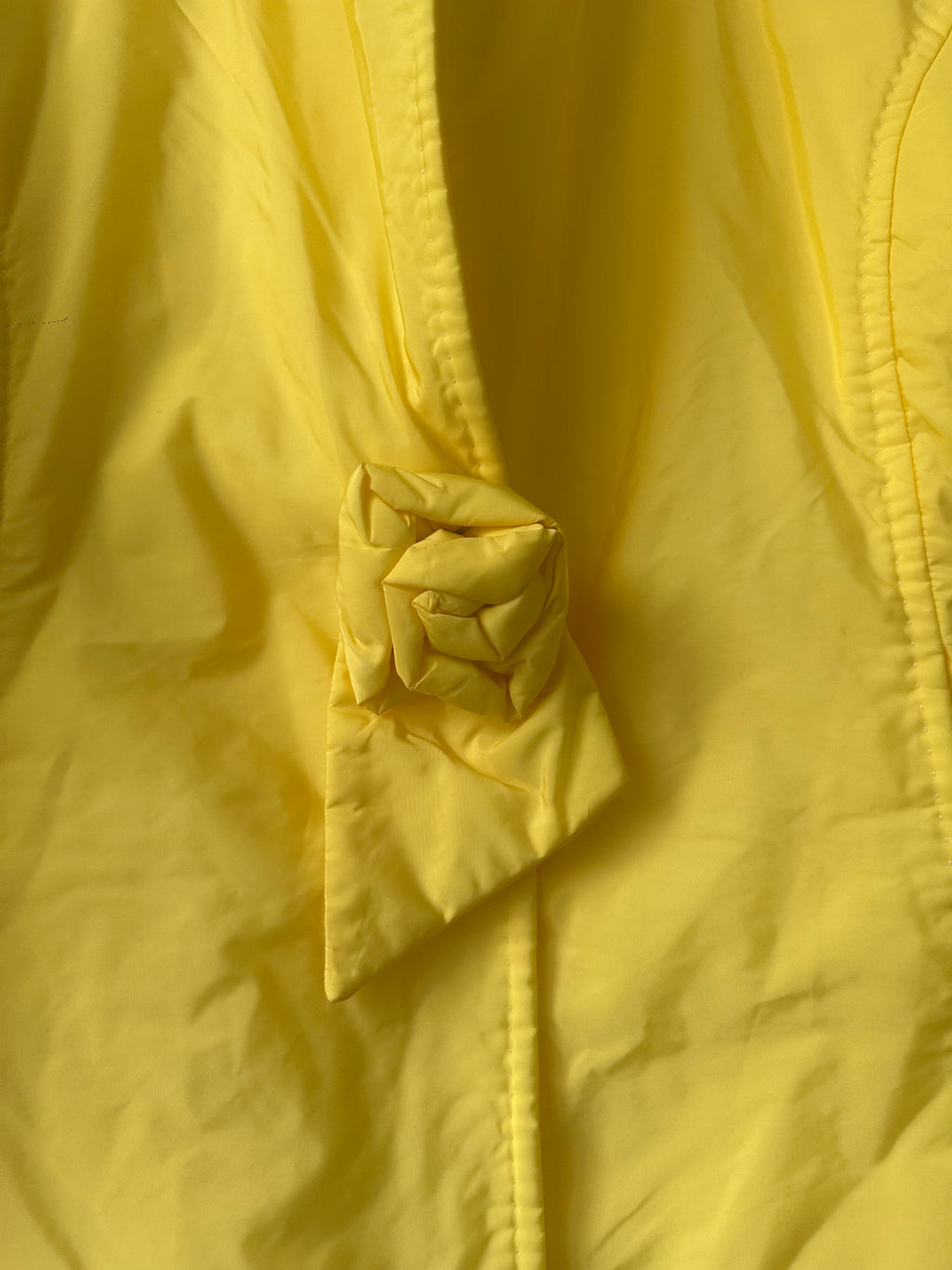 Ermanno Scervino Yellow Puffer Jacket