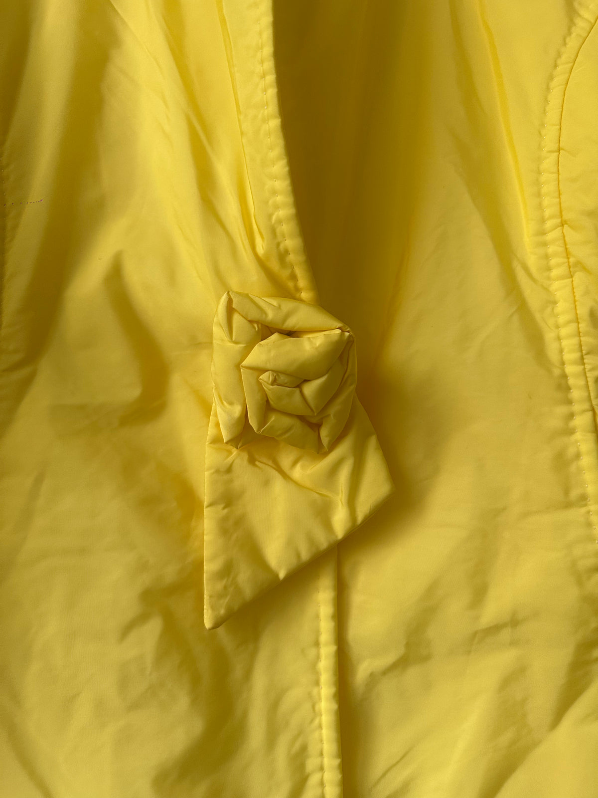 Ermanno Scervino Yellow Puffer Jacket