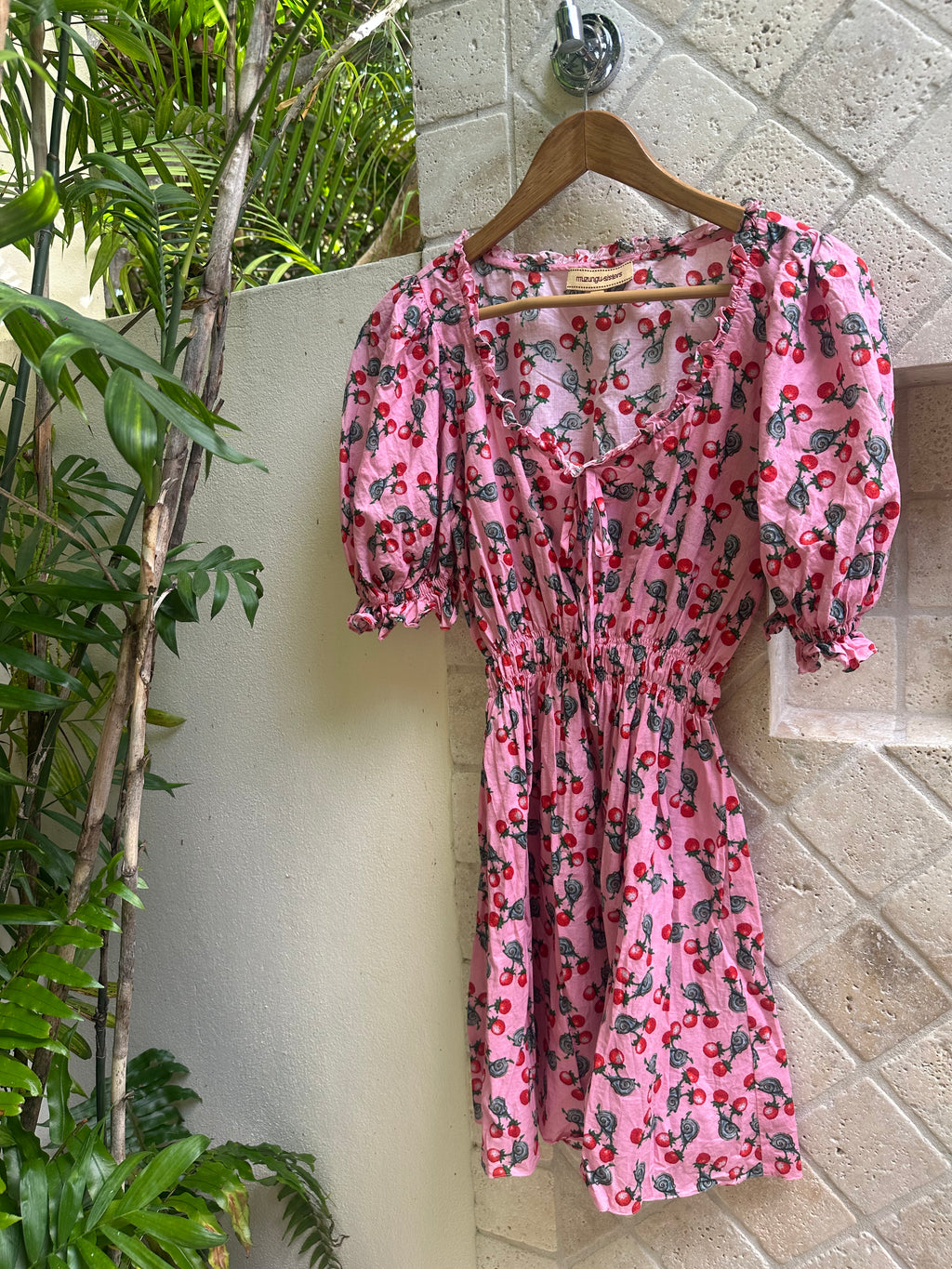 Muzungu Sisters Strawberry Mini Dress