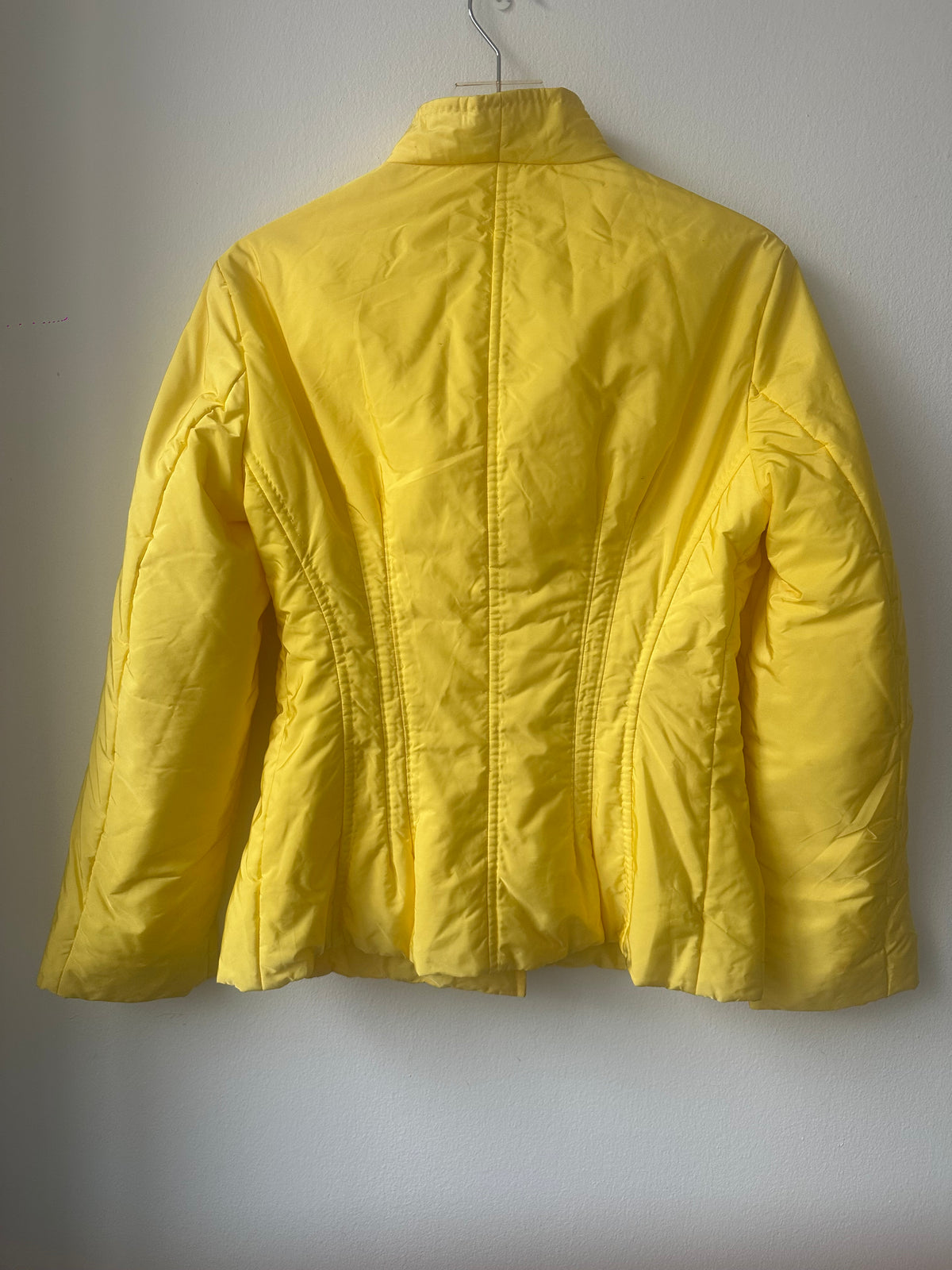 Ermanno Scervino Yellow Puffer Jacket