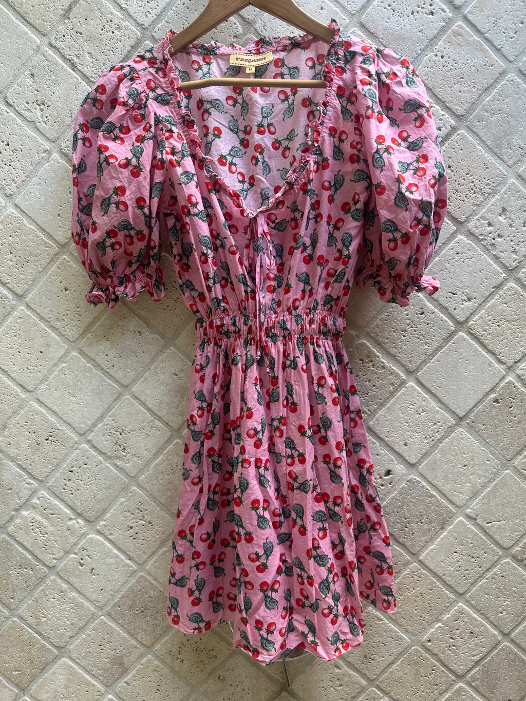 Muzungu Sisters Strawberry Mini Dress