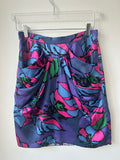 Anna Sui Colorful Silk Skirt
