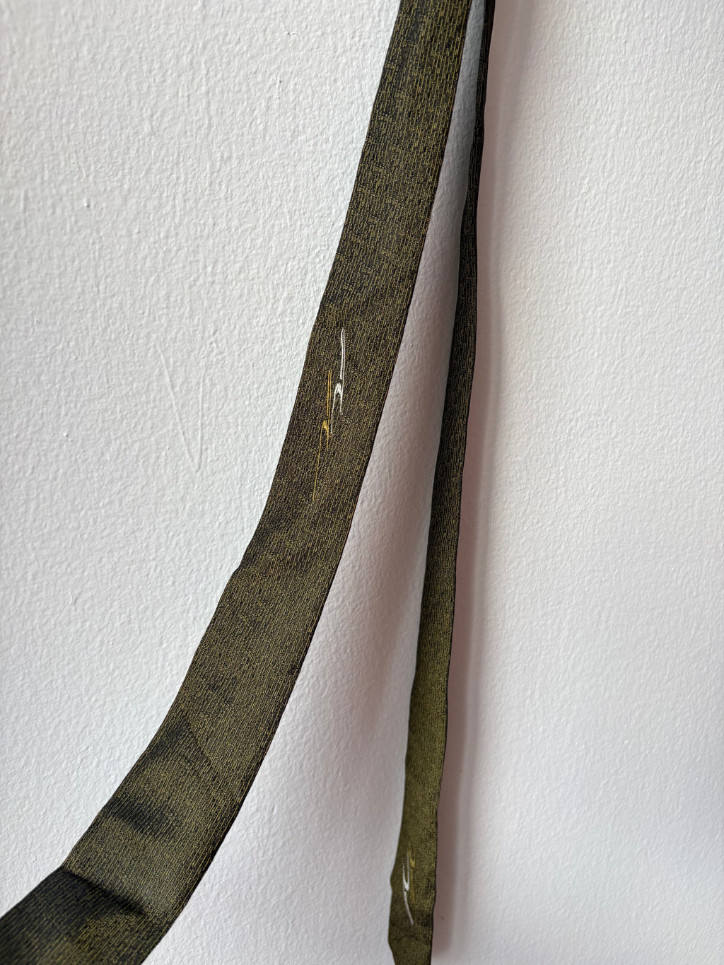 Olive Green Skinny Tie
