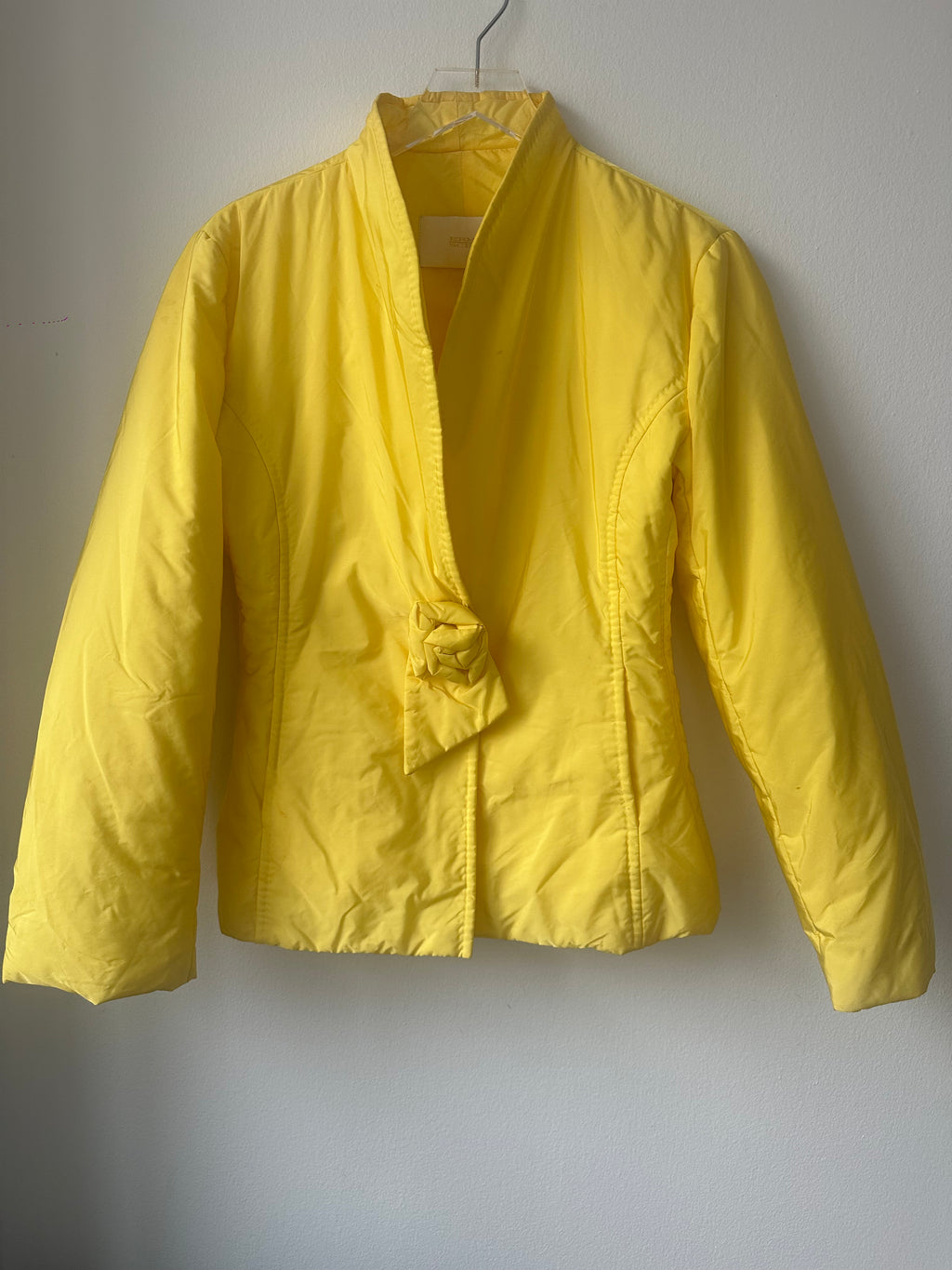 Ermanno Scervino Yellow Puffer Jacket