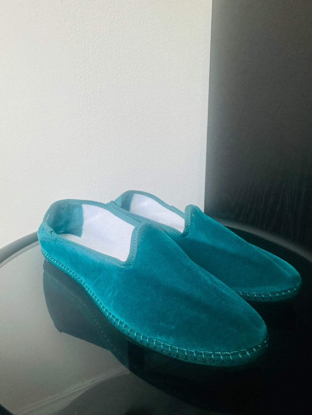 Drogheria Crivellini Teal Venetian Slippers