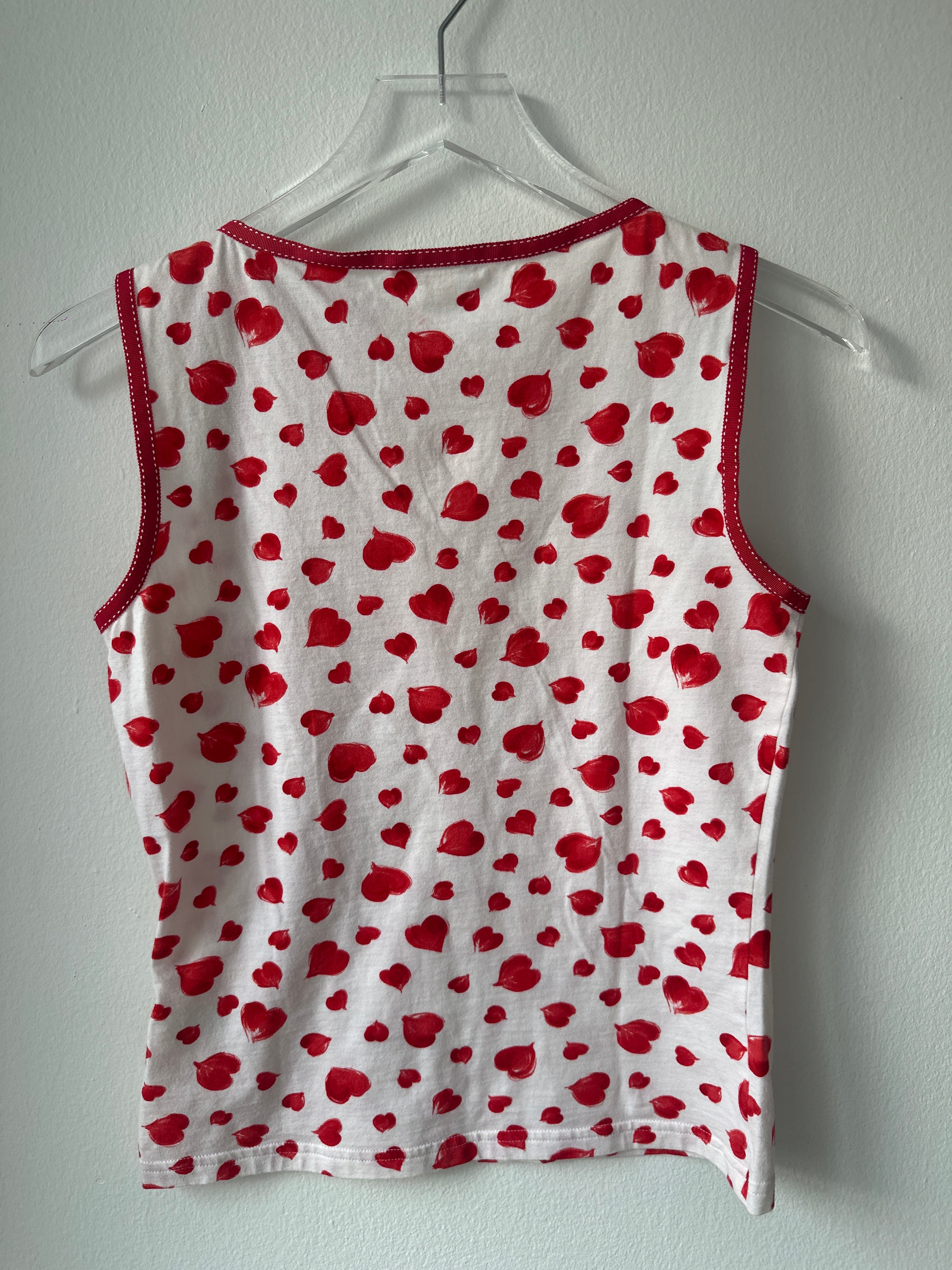 Escada Cotton Hearts Tank