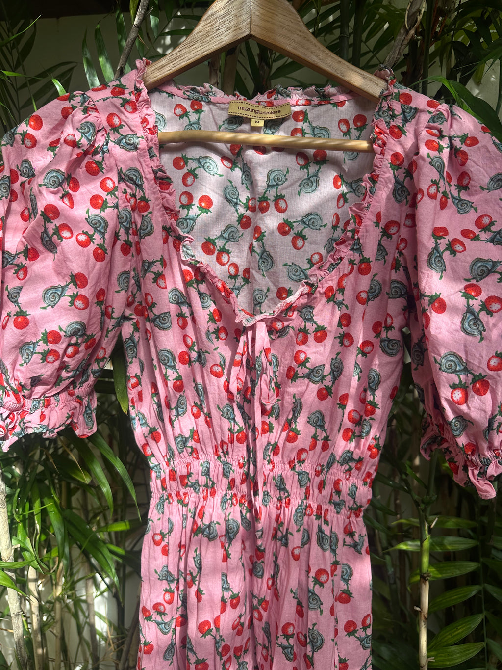 Muzungu Sisters Strawberry Mini Dress