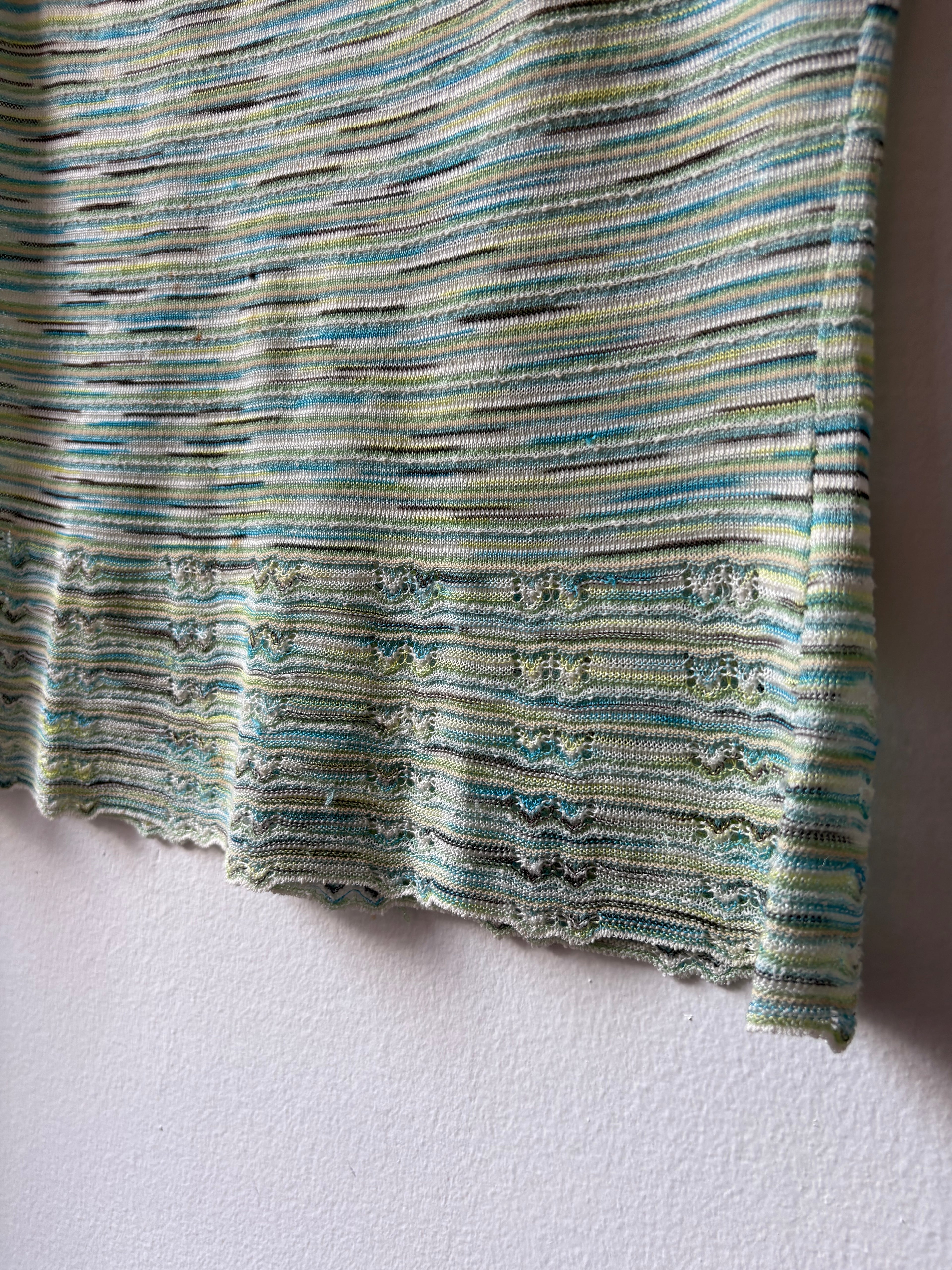 M Missoni Seafoam Knit Top