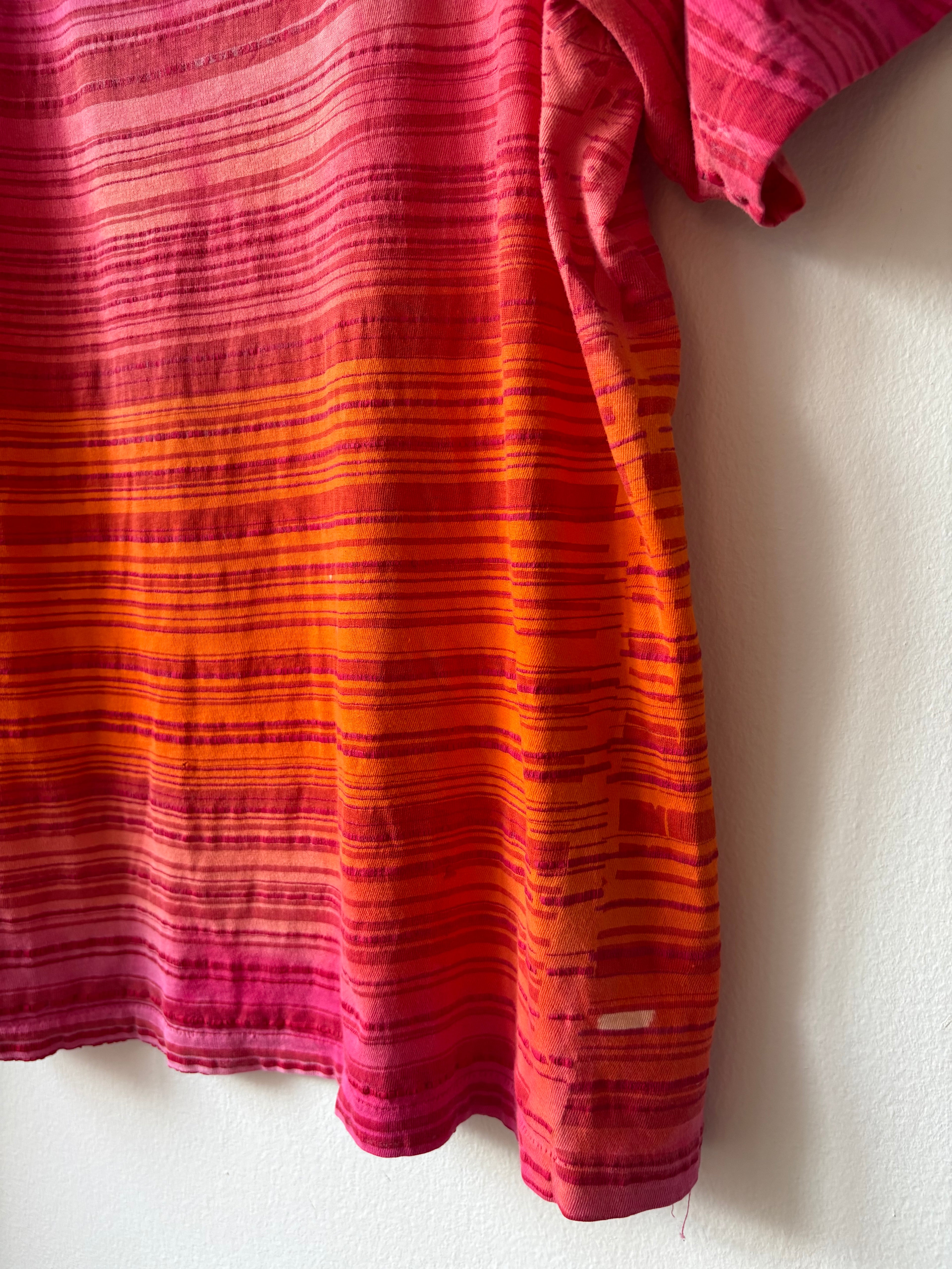 Sunset Striped Tee