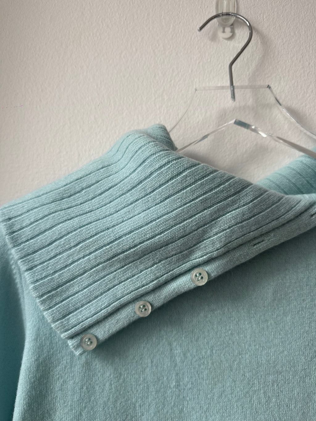 United Colors of Benetton Baby Blue Button Sweater
