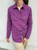 ETRO Purple Linen Overshirt