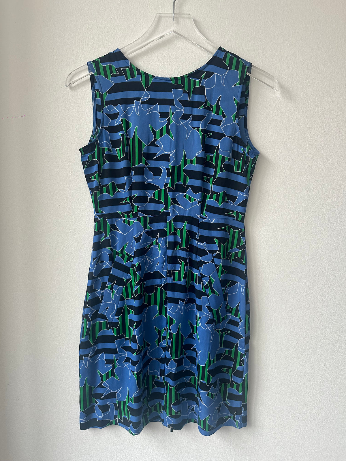 DVF Silk Lily Printed Mini Dress