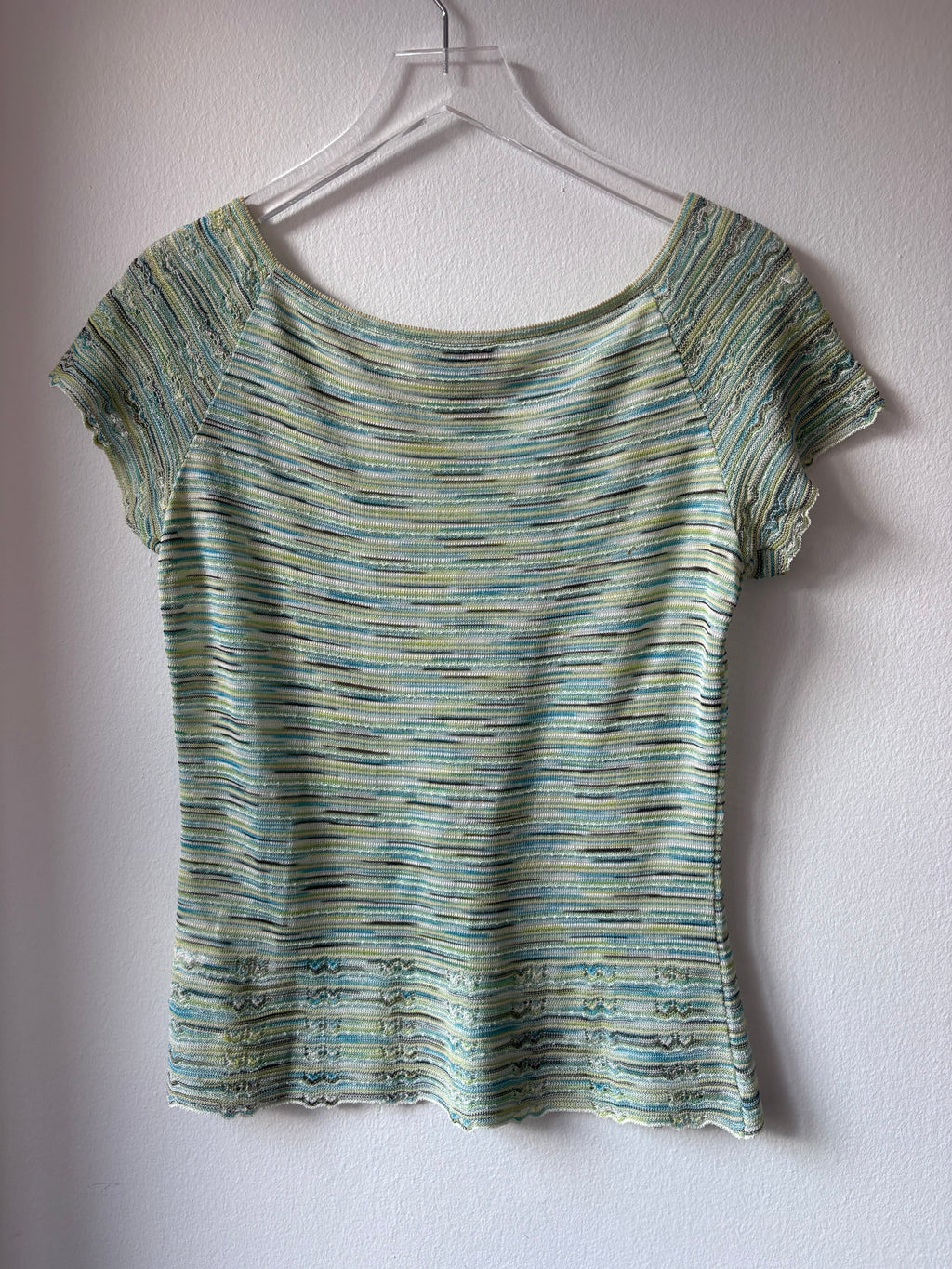 M Missoni Seafoam Knit Top