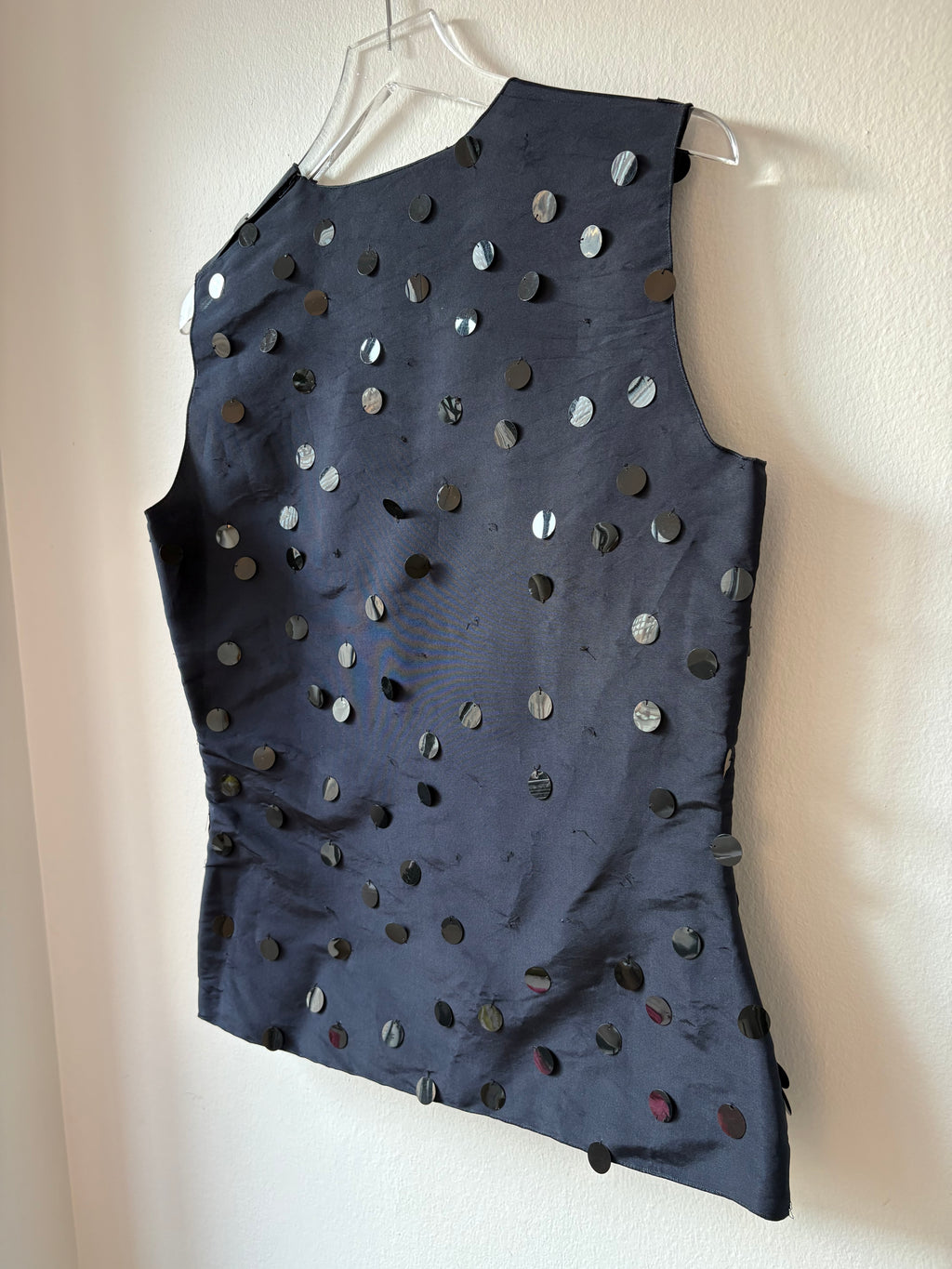 Lanvin Silk Sequin Top