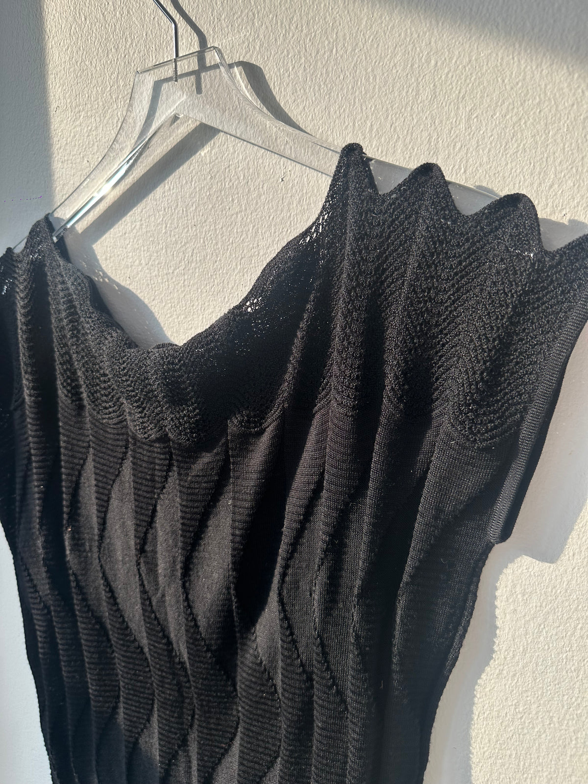 M Missoni Scalloped Knit Top