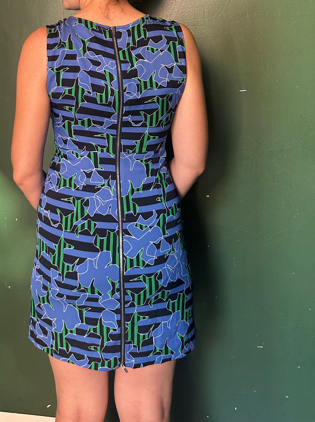 DVF Silk Lily Printed Mini Dress