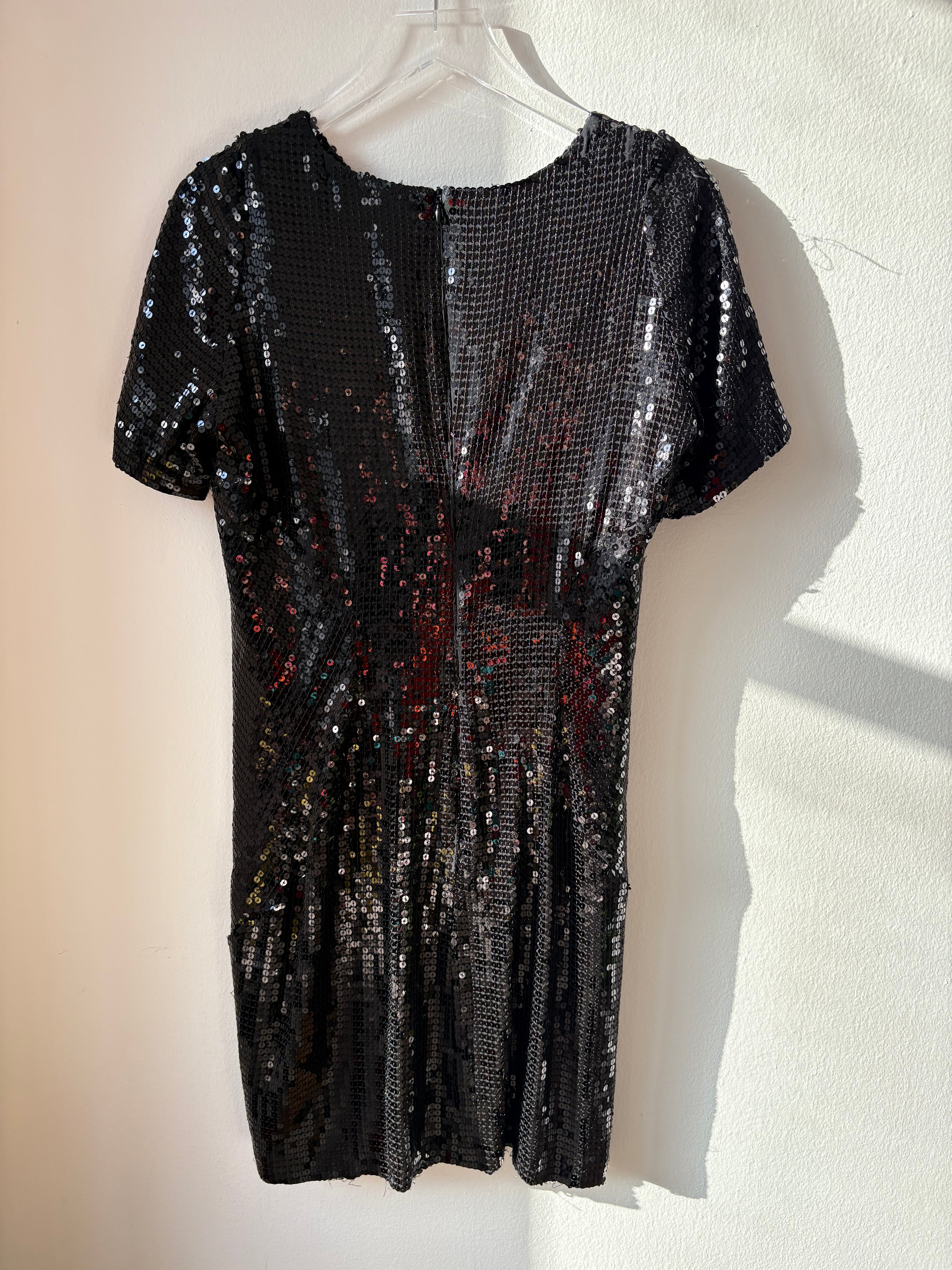 Galvan Sequin Mini Dress