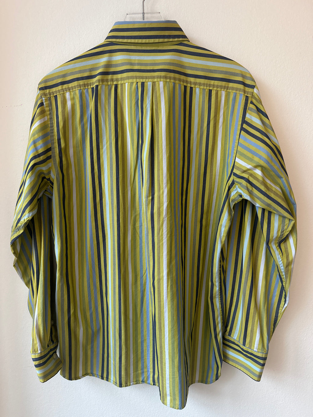 GAP Striped Green Button Down