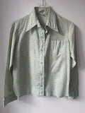 1970s Floral Button Down