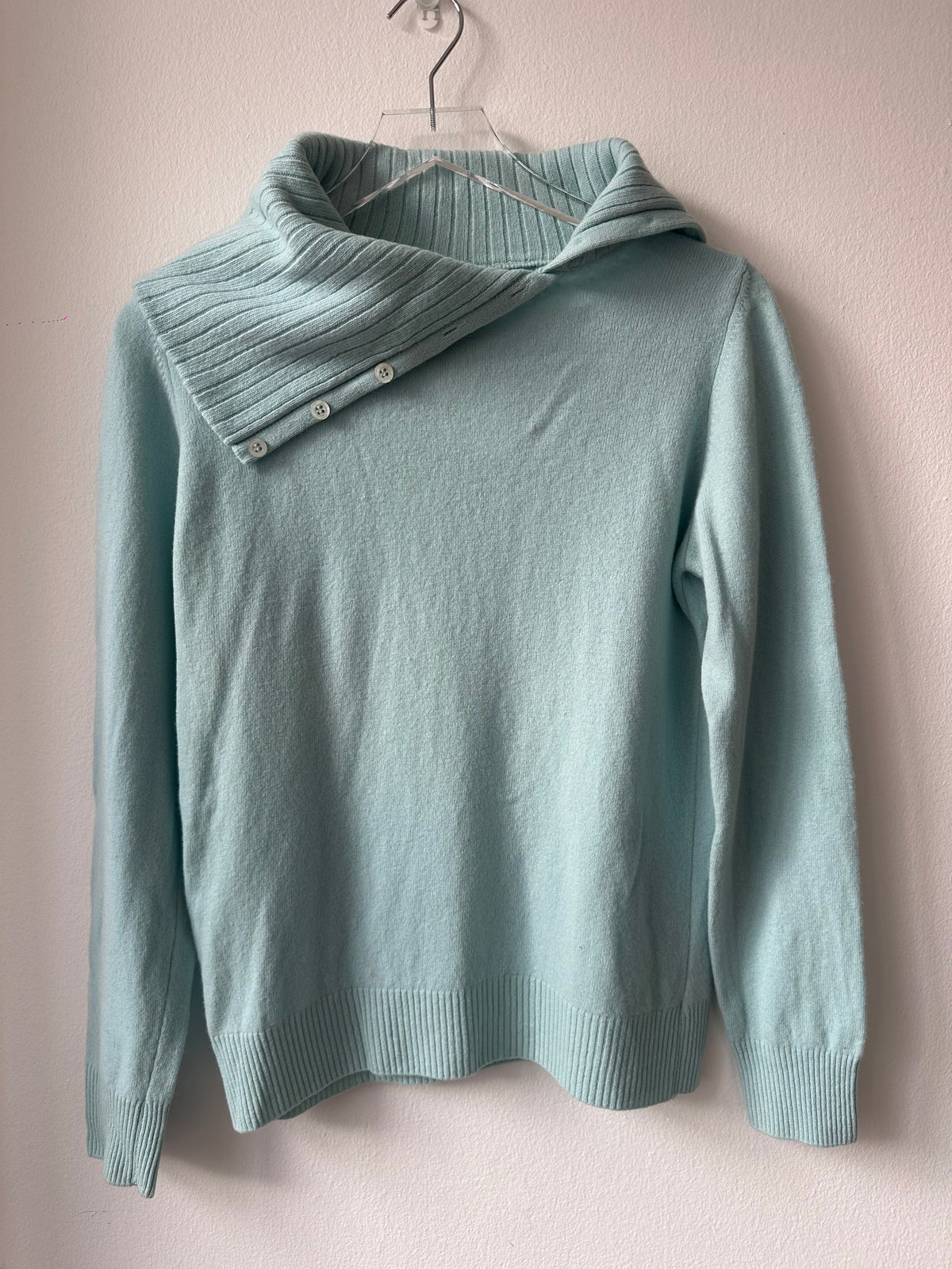 United Colors of Benetton Baby Blue Button Sweater