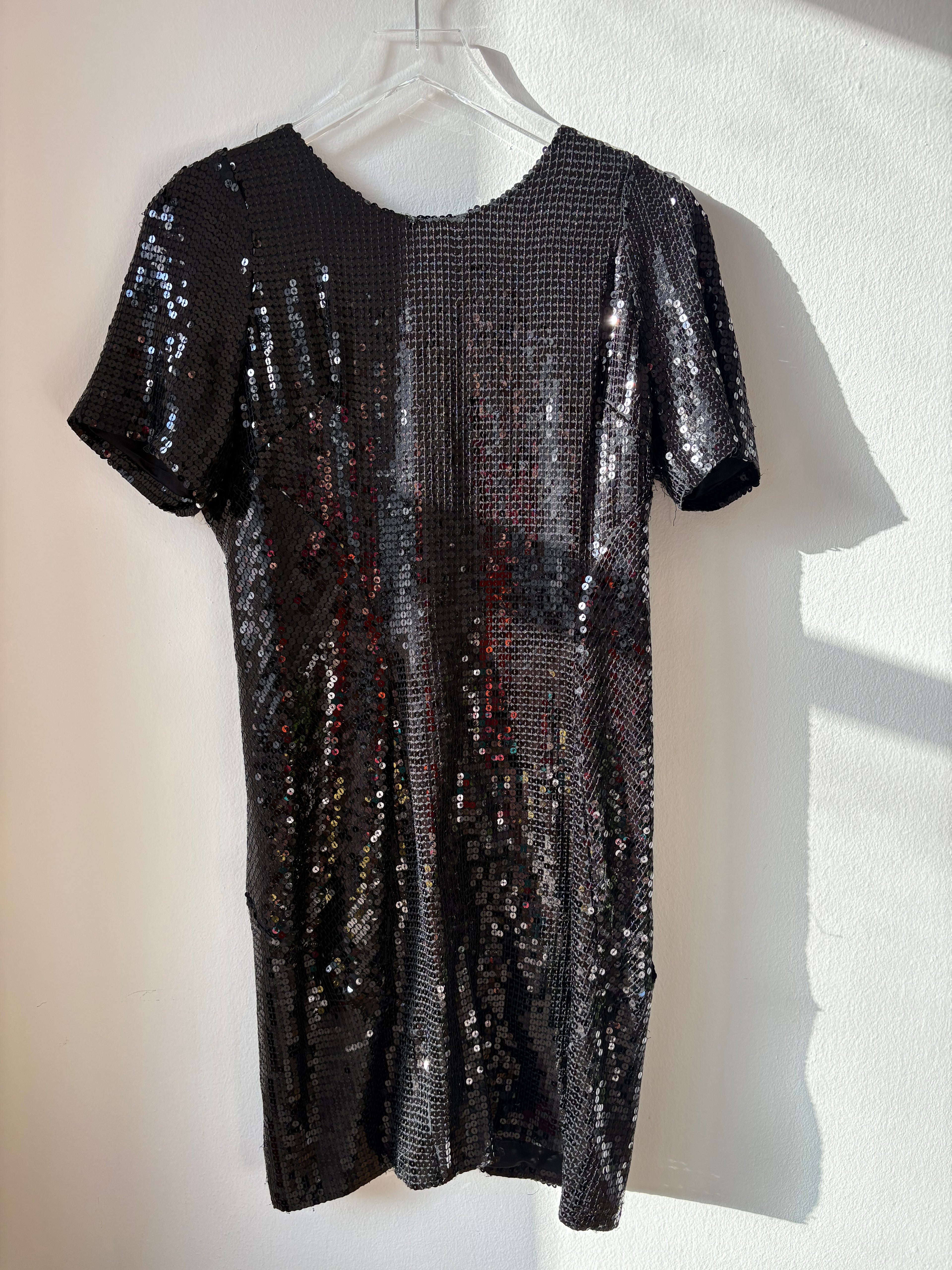Galvan Sequin Mini Dress