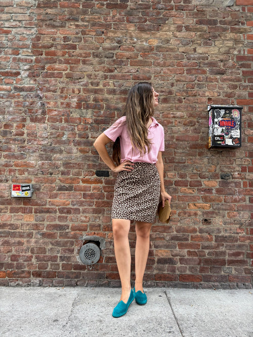 Akris Giraffe Print Skirt